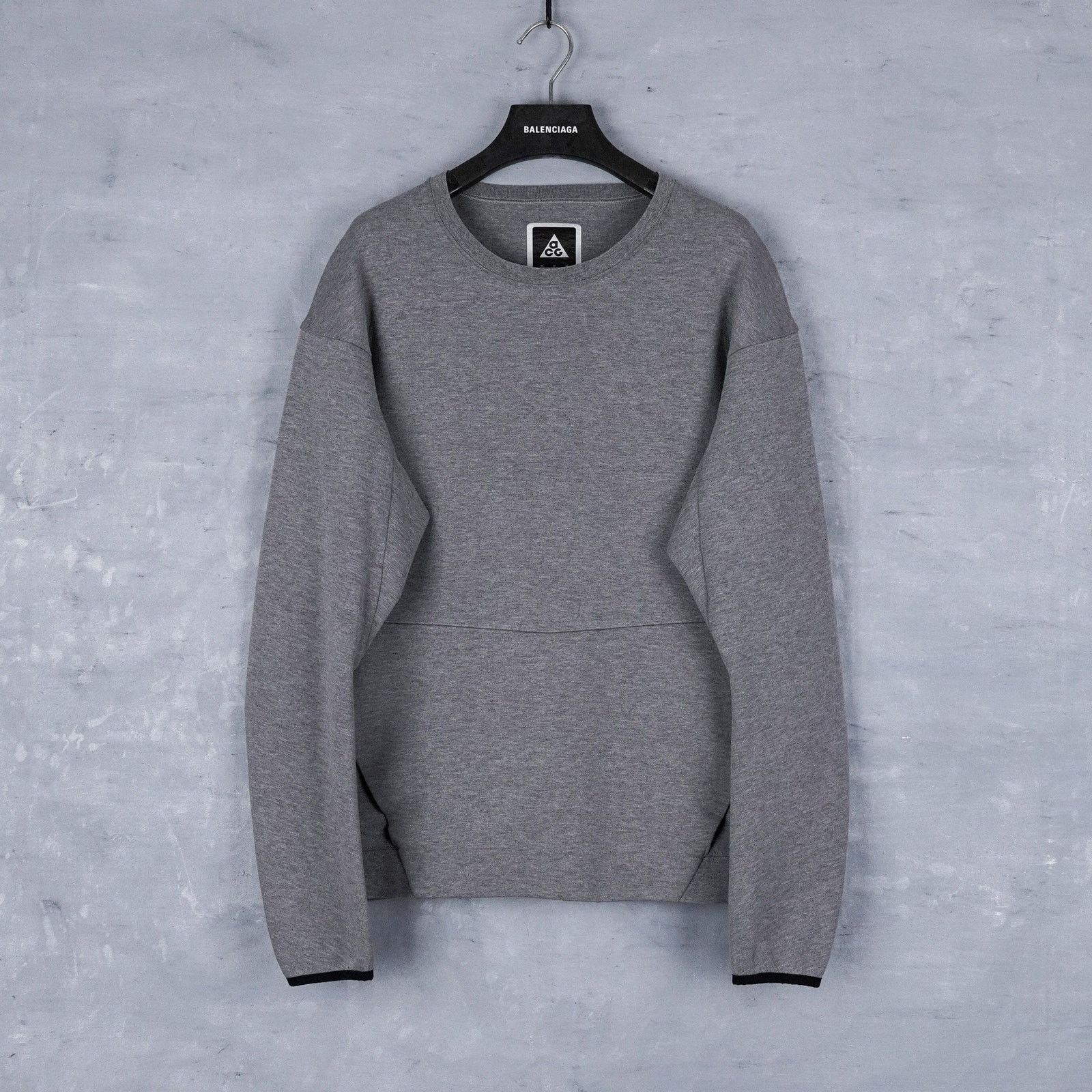 Nike ACG Nike acg lab ss18 gray crewneck relaxed fit logo sweatshirt Size US M / EU 48-50 / 2 - 1 Thumbnail