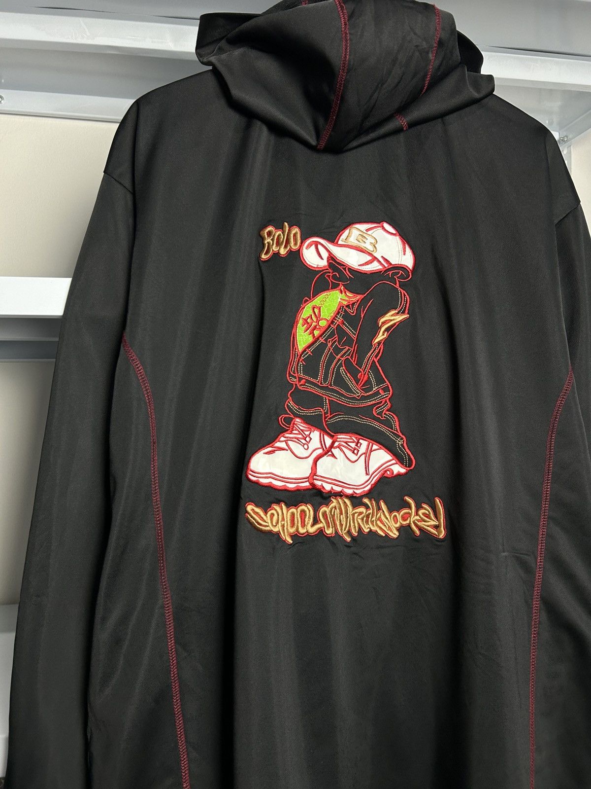 Japanese Brand Y2k School Of Hard Knocks vintage hoodie Oversize Size US L / EU 52-54 / 3 - 3 Thumbnail