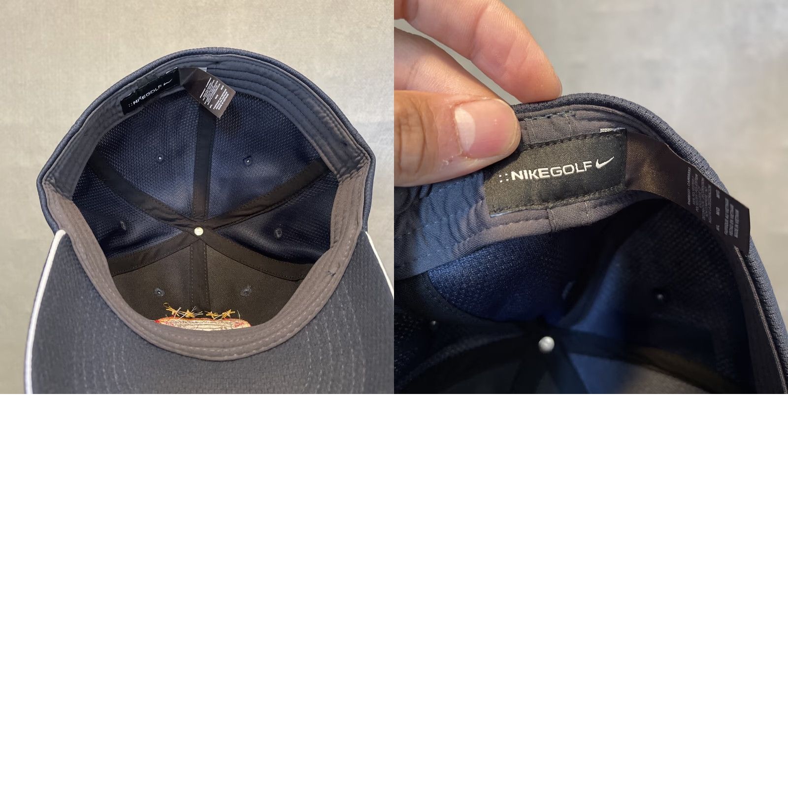 Nike Nike Santa Barbara Soccer Club Cap Hat Mens L Navy Blue Dri Fit Flex Baseball Cap Size ONE SIZE - 9 Thumbnail