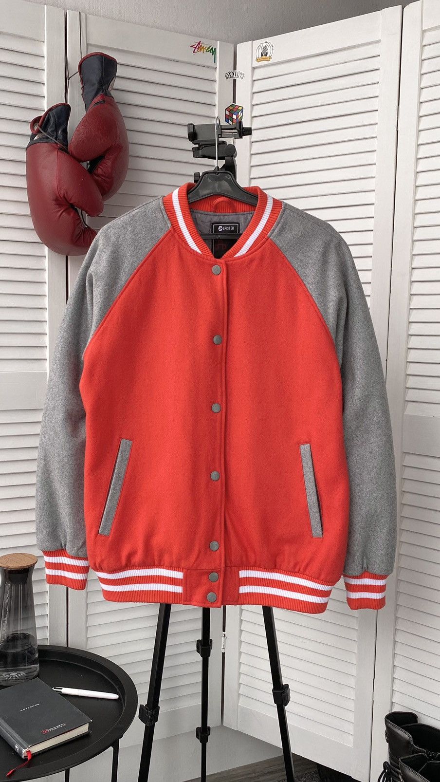 Vintage Vintage Varsity Wool Bomber Jacket Y2K Size US M / EU 48-50 / 2 - 2 Thumbnail