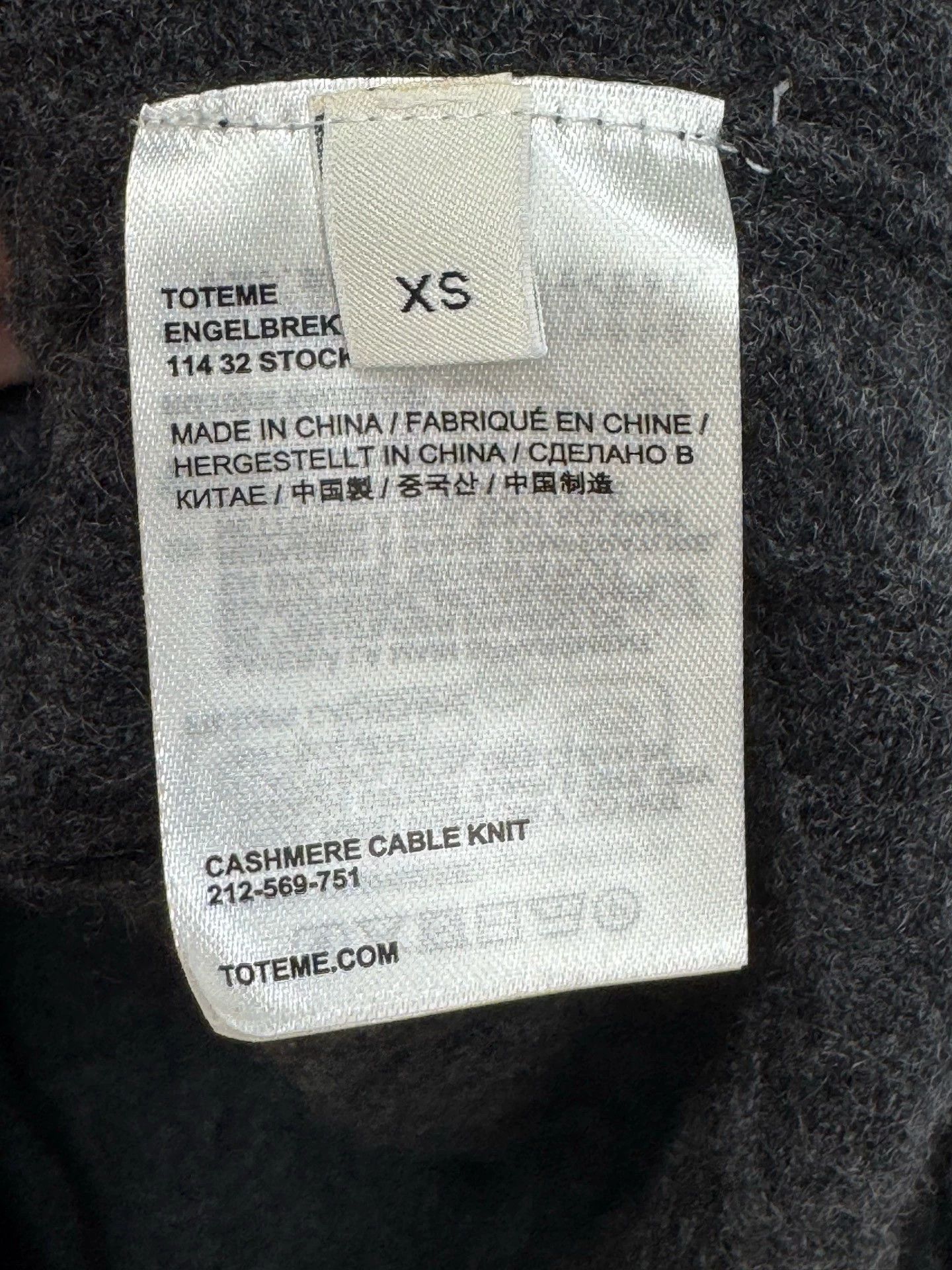 Toteme toteme cashmere sweater xs new Size XS / US 0-2 / IT 36-38 - 6 Thumbnail