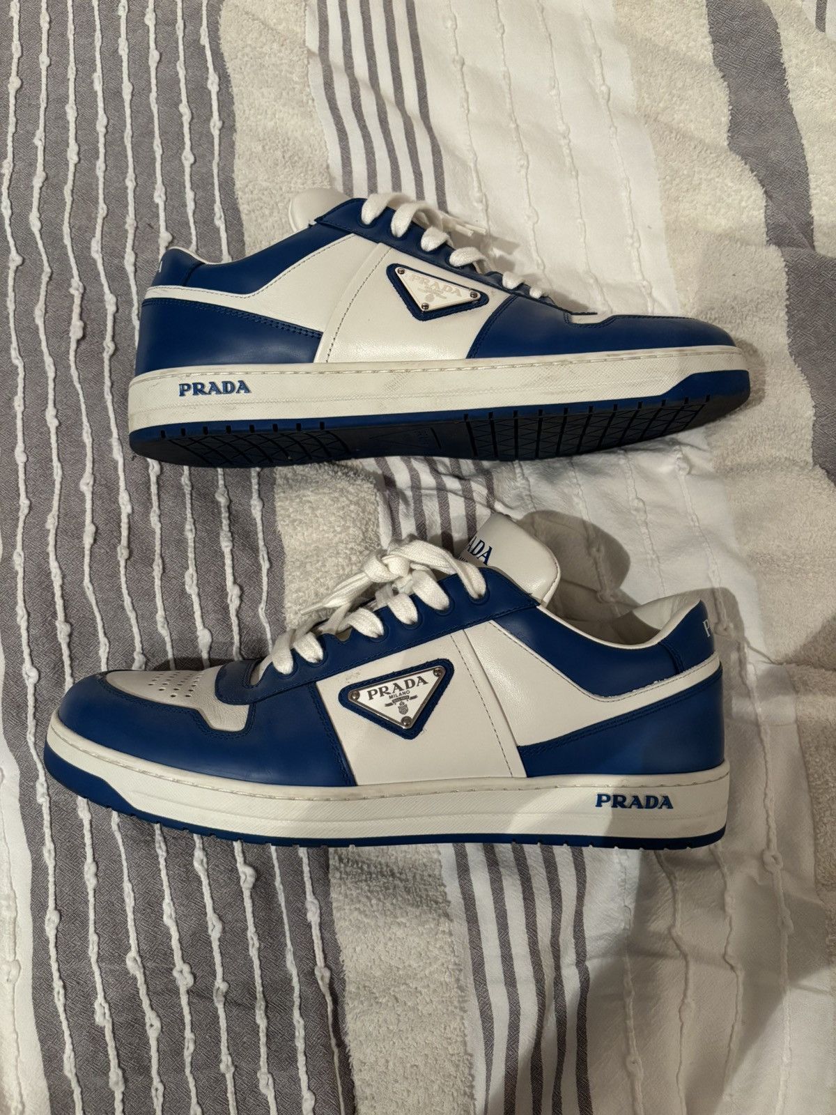 Prada Downtown Leather Sneaker