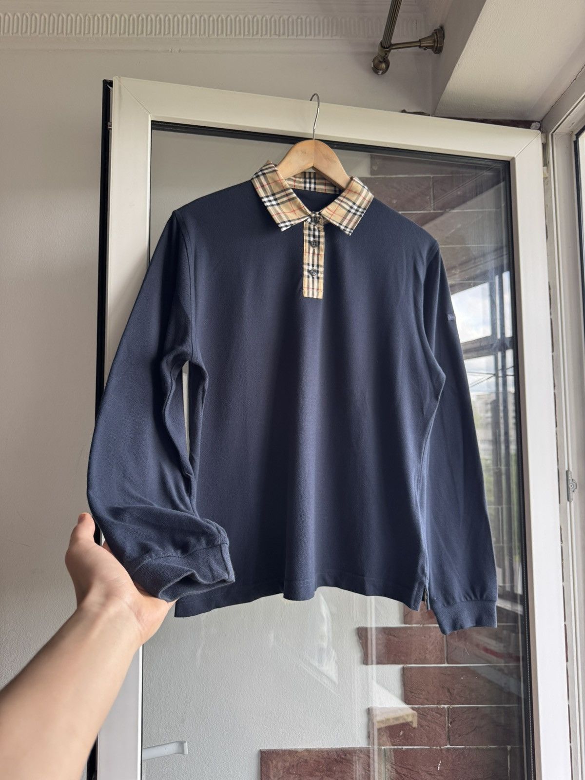 Burberry Vintage Barberry Long Sleeve Luxury Size US M / EU 48-50 / 2 - 6 Thumbnail