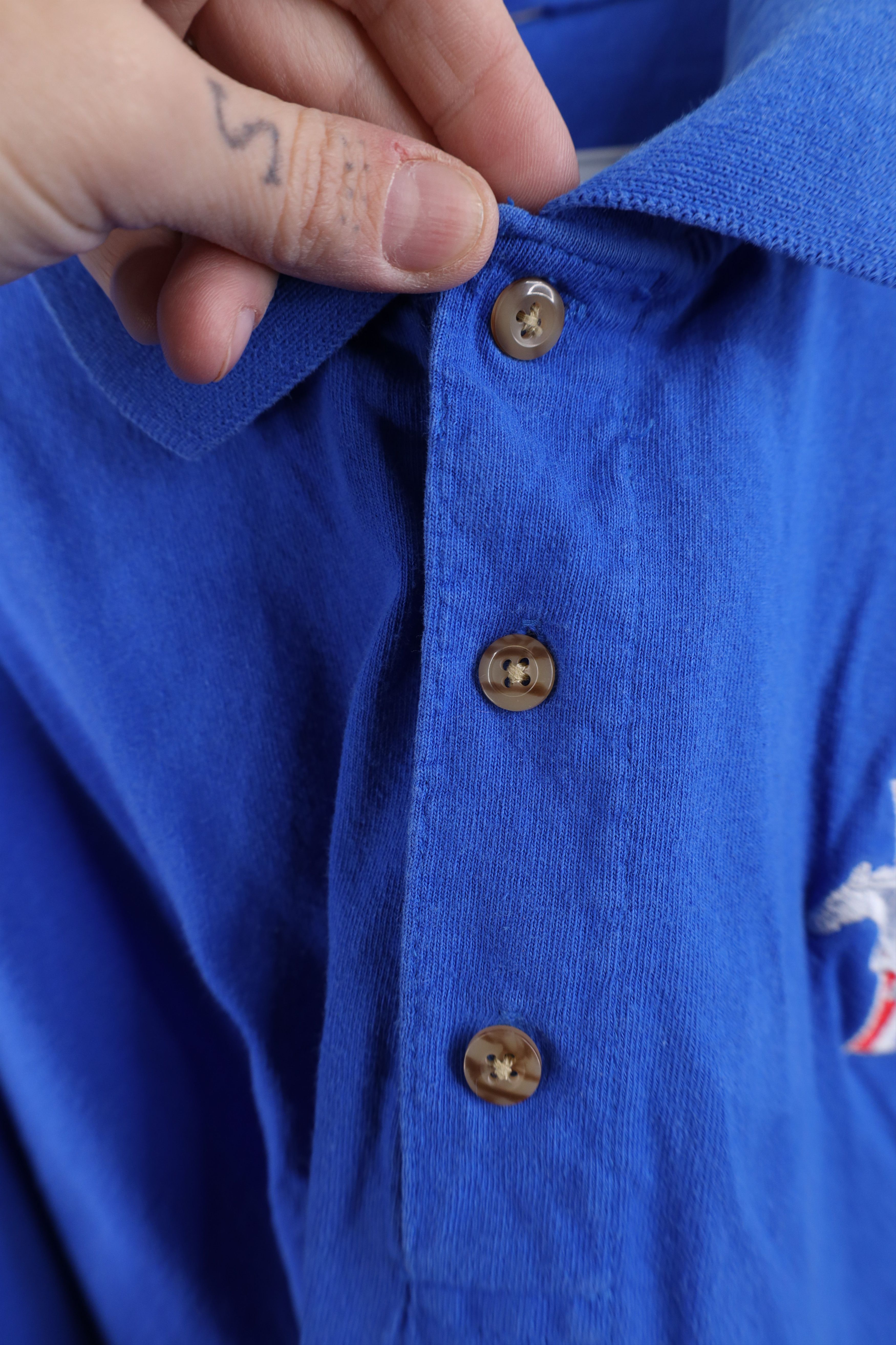 Vintage Vintage 90s Ford Motor Co Mustang Collared Golf Polo Shirt Size US XXL / EU 58 / 5 - 5 Thumbnail