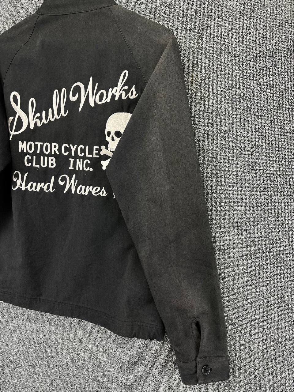 Japanese Brand Vintage Skulls Work Motorcycle Racing Punk Jacket Size US L / EU 52-54 / 3 - 16 Thumbnail