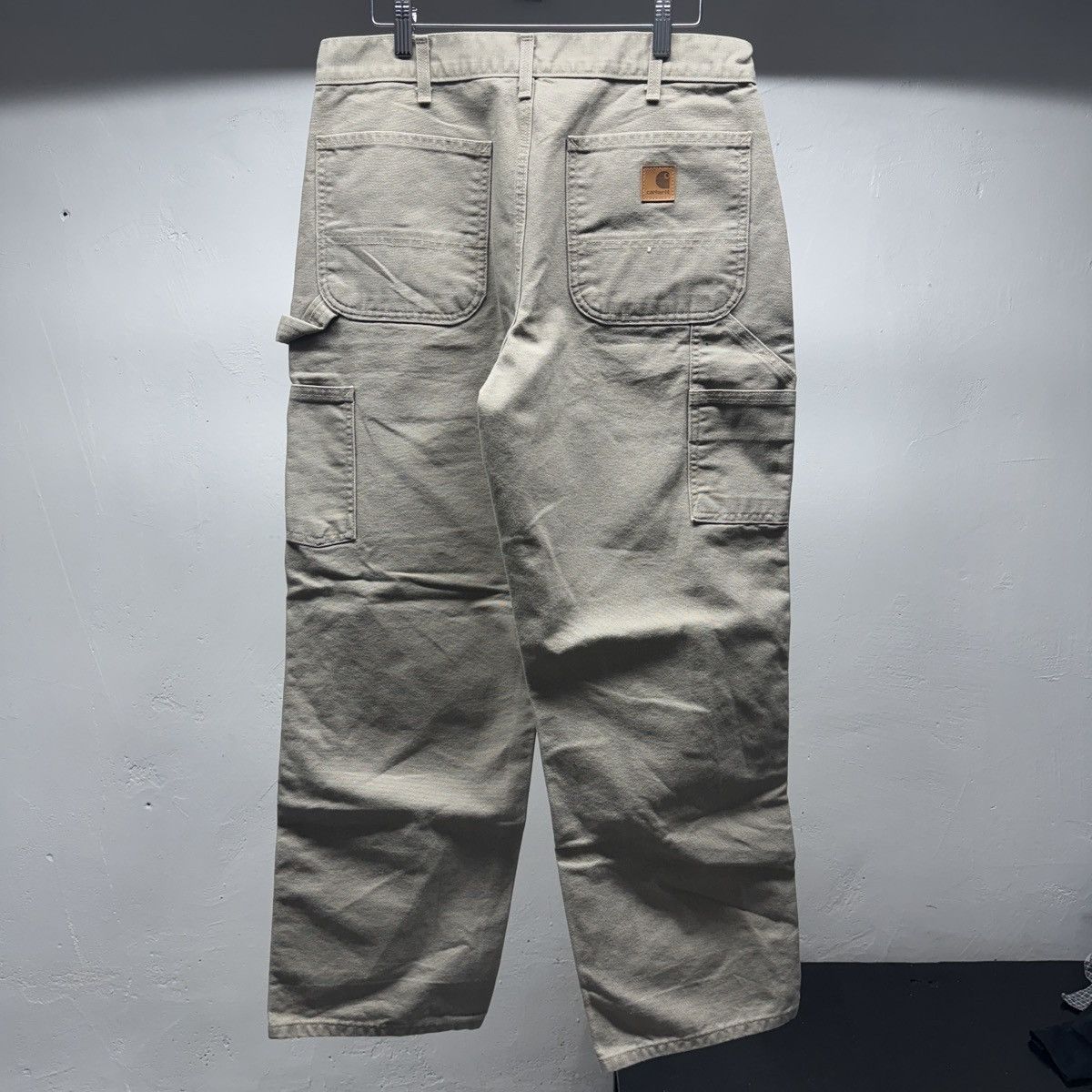 Vintage Carhartt Baggy Carpenter Work Pants ERD Grunge Chrome Size US 32 / EU 48 - 1 Thumbnail