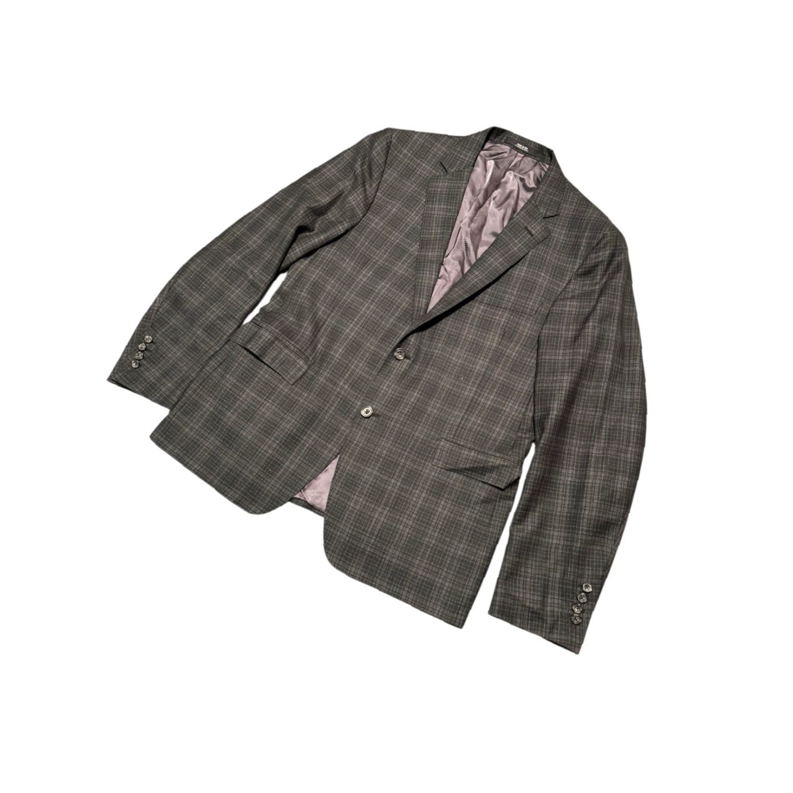 Todd Snyder Todd Snyder Sutton Suit 46L 37 Custom Grey Plaid 100% Super 130s Wool Made USA Size 46R - 4 Thumbnail