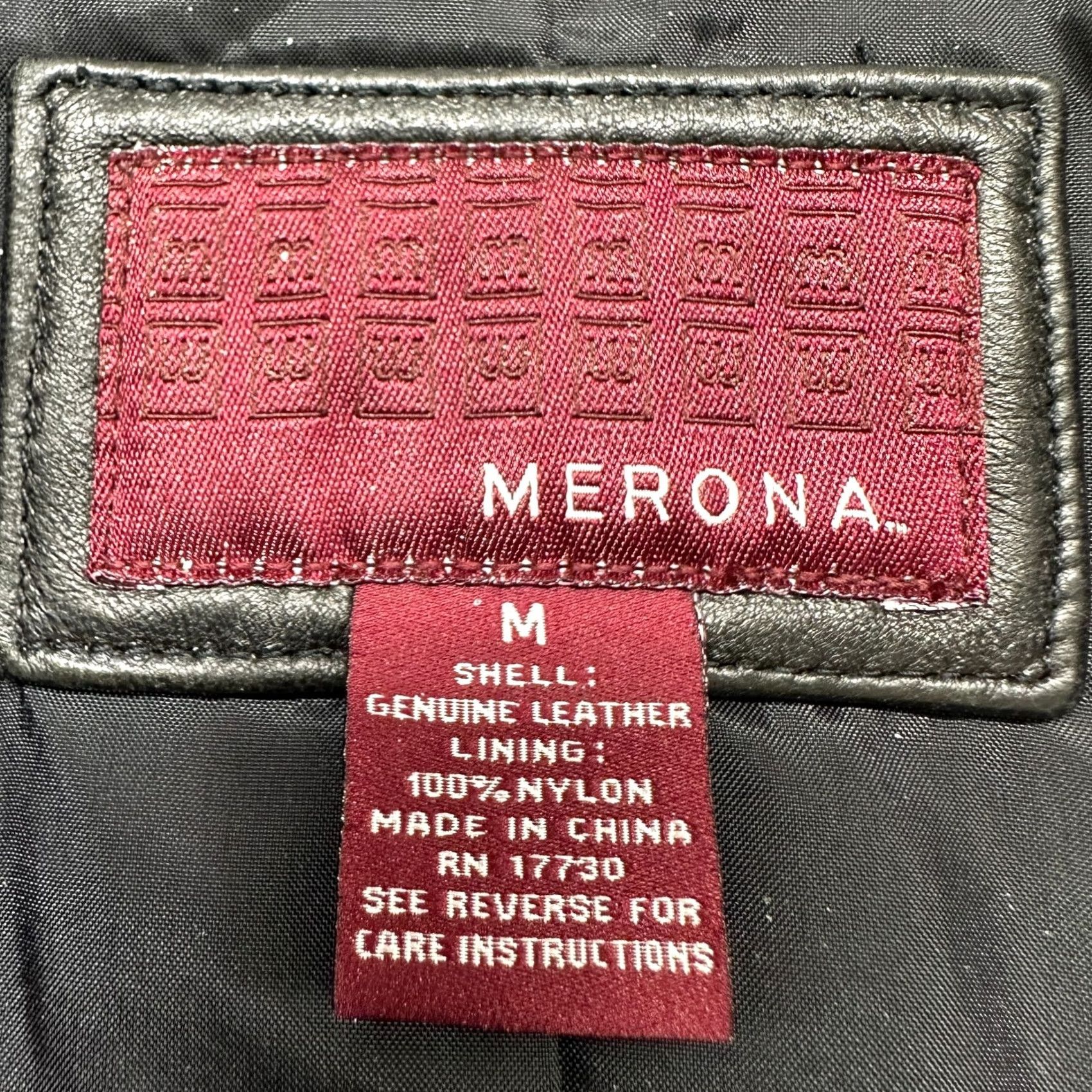 Merona VINTAGE Merona Leather Coat Womens M Black Overcoat 90s Womens Front Pockets Casual Business Satin? Size M / US 6-8 / IT 42-44 - 7 Thumbnail