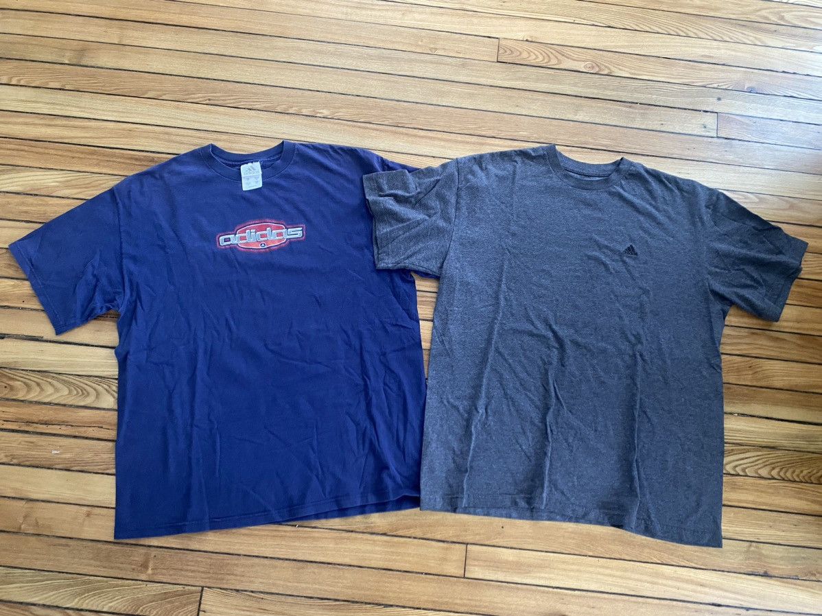 Adidas × Vintage Vintage 90s Tshirt plus free shirt xl Size US XL / EU 56 / 4 - 1 Thumbnail