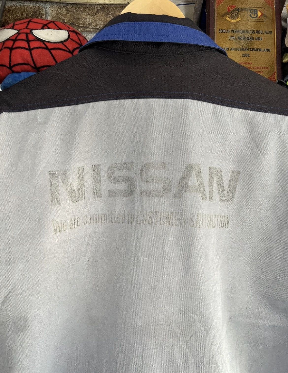 Nissan 🔥Vintage Nissan Uniform Work Jacket Size US L / EU 52-54 / 3 - 13 Thumbnail