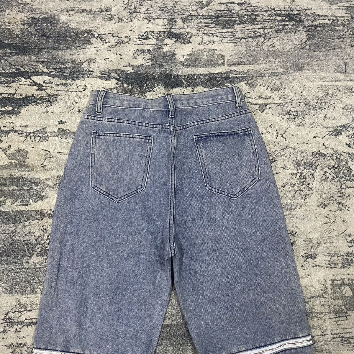 Japanese Brand × Jean × Vintage Vintage Japan Light Washed Oversize Baggy Bondage Denim Jean Size 29" - 6 Thumbnail