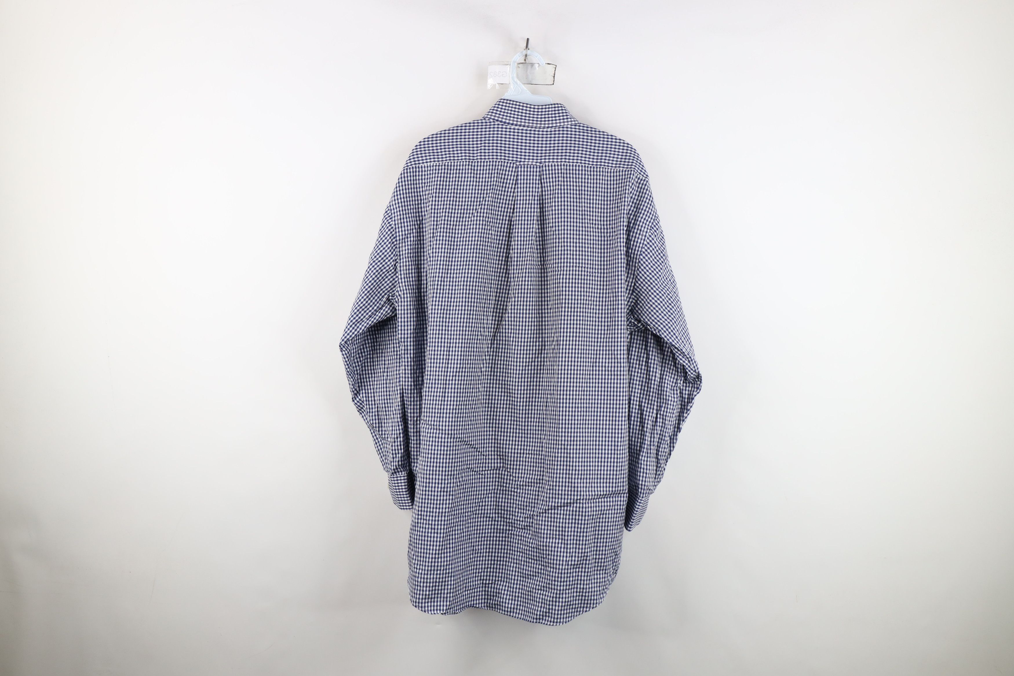 Allen Edmonds Allen Edmonds Single Needle Tailored Button Down Shirt Plaid Size US L / EU 52-54 / 3 - 13 Thumbnail