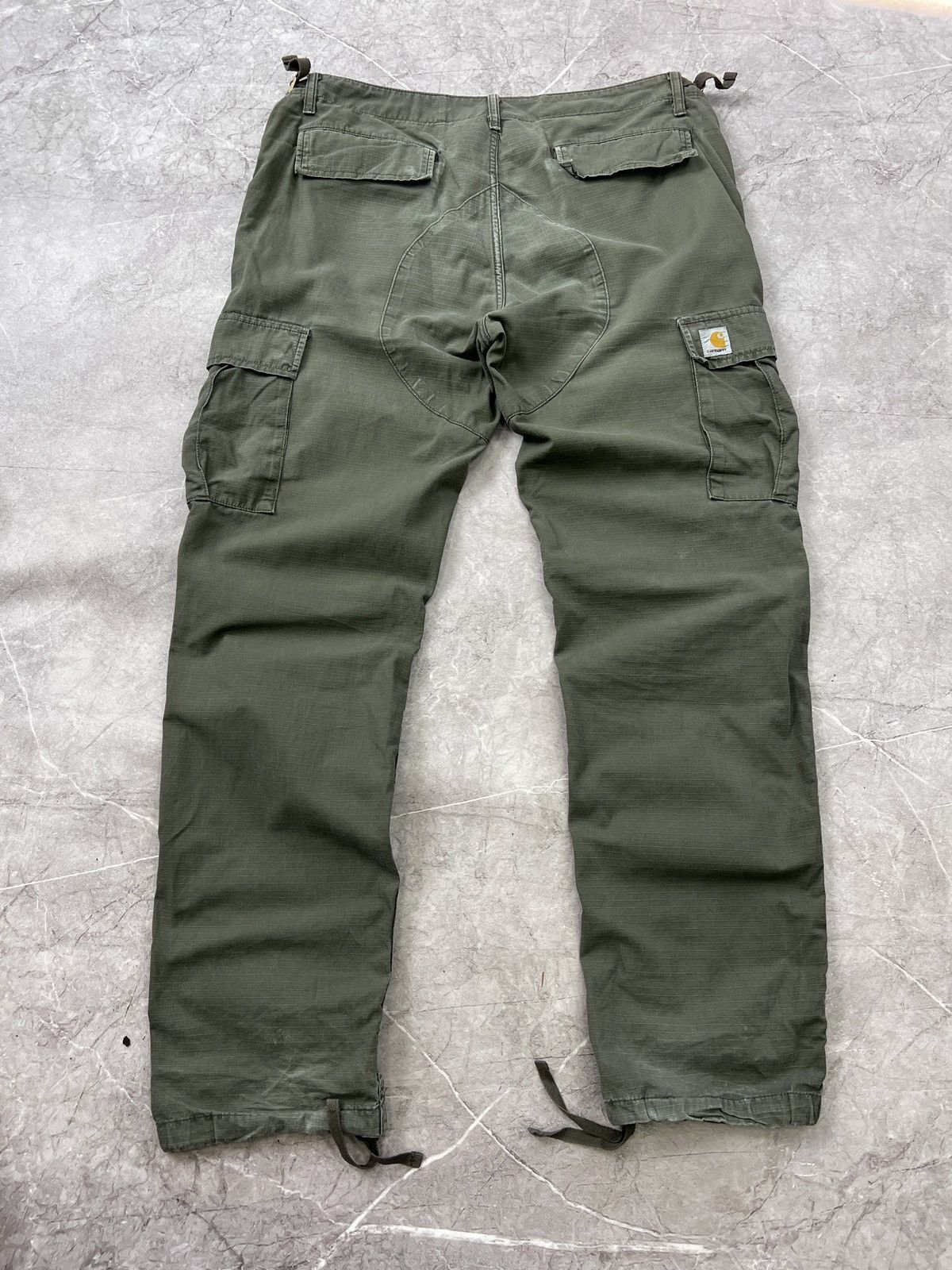 Carhartt × Vintage VINTAGE CARGO AVIATION DISTRESSED 2000s pants y2k olive Size US 34 / EU 50 - 13 Thumbnail