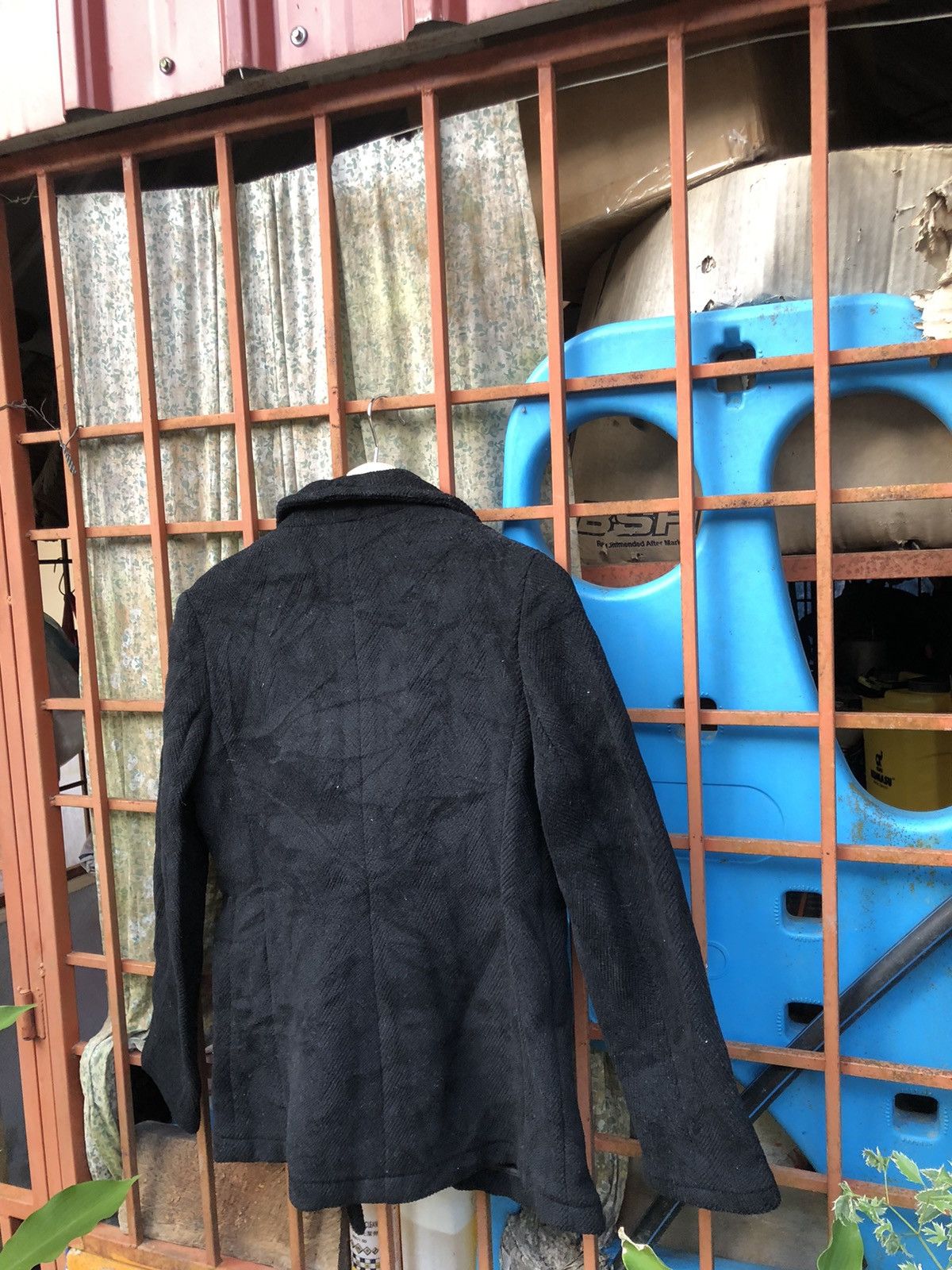 Designer × Homme + Femme La 00443 France Homme PeaCoat Jacket Women Size S / US 4 / IT 40 - 7 Thumbnail
