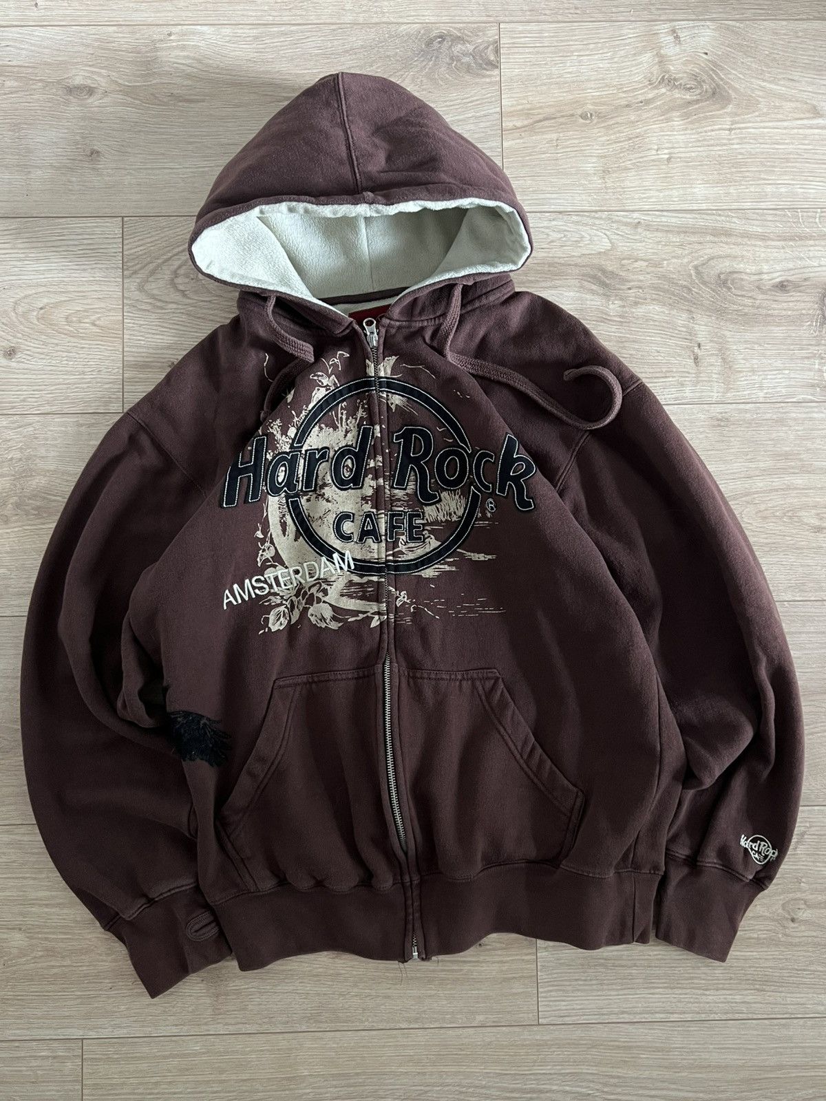 Vintage Vintage hard rock zip hoodie y2k hoodie swag Size US M / EU 48-50 / 2 - 2 Thumbnail