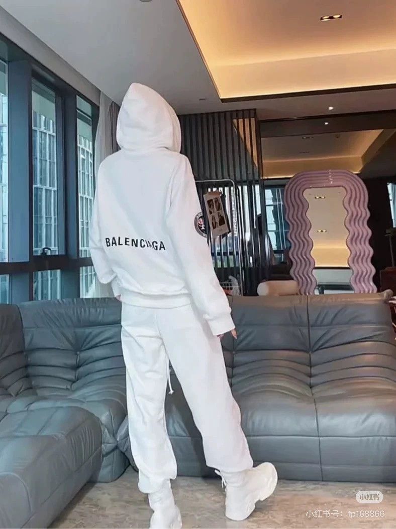 Balenciaga Balenciaga NASA Collaboration Labeled Hooded White Sweatsh Size US XS / EU 42 / 0 - 8 Thumbnail