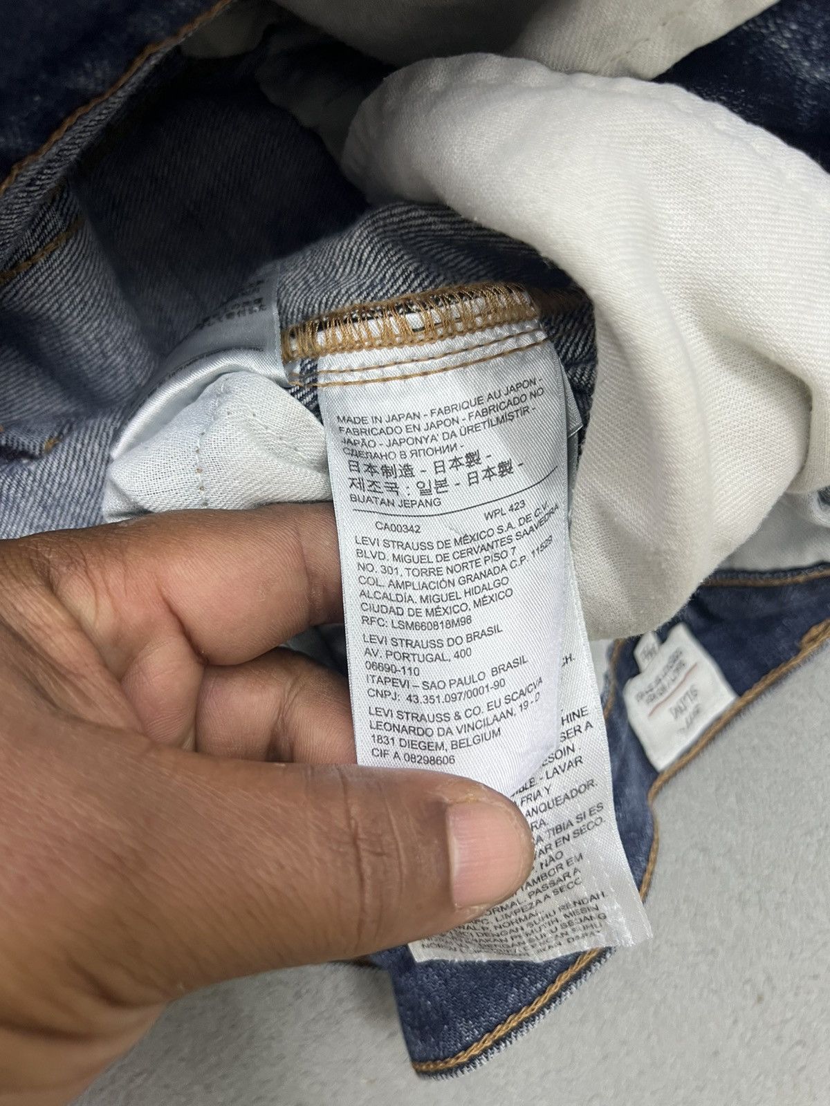 Levi's Made & Crafted ARCHIVES💥💥💥VTG JAPAN LEVIS BIG E 511 SALVAGED Size US 34 / EU 50 - 13 Thumbnail
