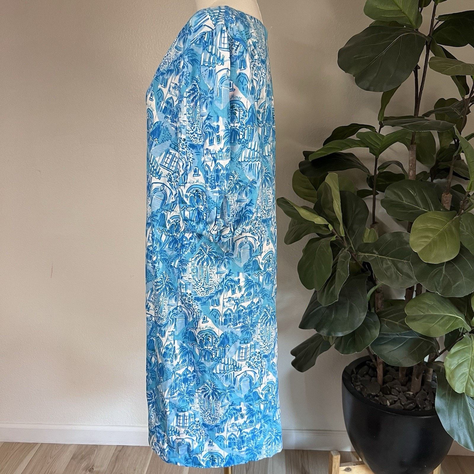Lilly Pulitzer NWT Lilly Pulitzer XL Easley Dress Sunny State Of Mind Size XL / US 12-14 / IT 48-50 - 6 Thumbnail