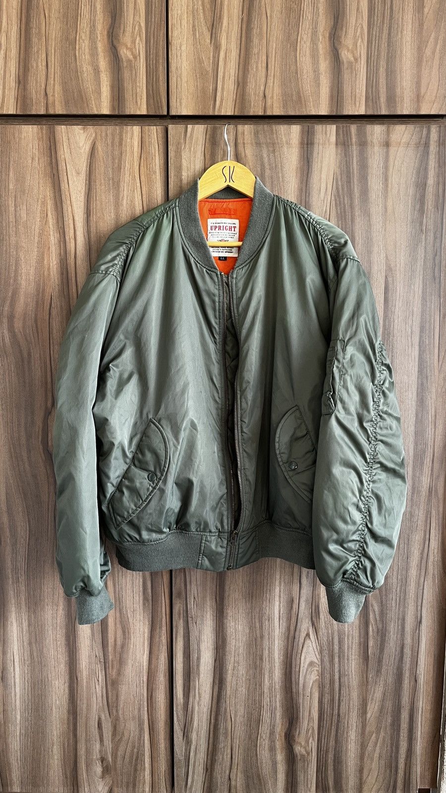 Japanese Brand Upright Vintage Bomber Jacket Size US XL / EU 56 / 4 - 7 Thumbnail