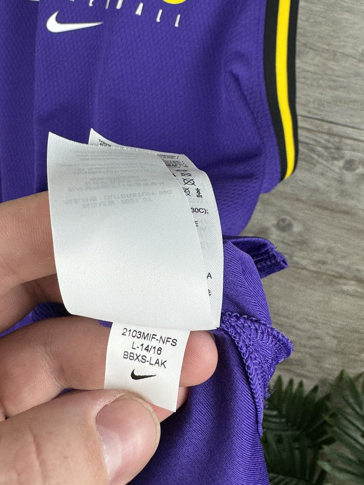 NBA × Nike Nike Basketball Lakers NBA Y2K Size Xs Size US XS / EU 42 / 0 - 6 Thumbnail