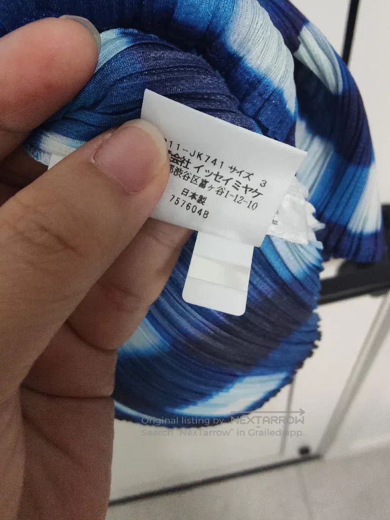 Issey Miyake Issey Miyake Blue Watermelon Short Sleeve Size L / US 10 / IT 46 - 3 Thumbnail