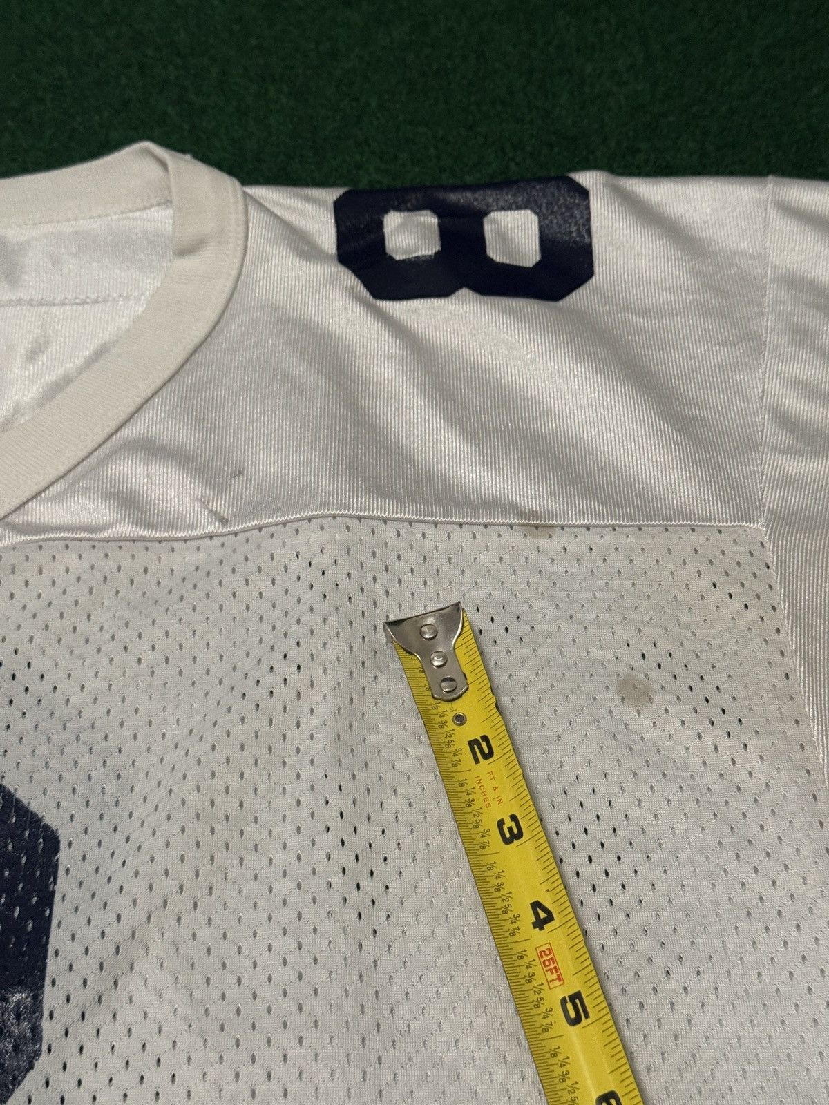 Champion Vtg 90s Troy Aikman #8 Dallas Cowboys 44 White Retro Jersey Size US L / EU 52-54 / 3 - 7 Thumbnail