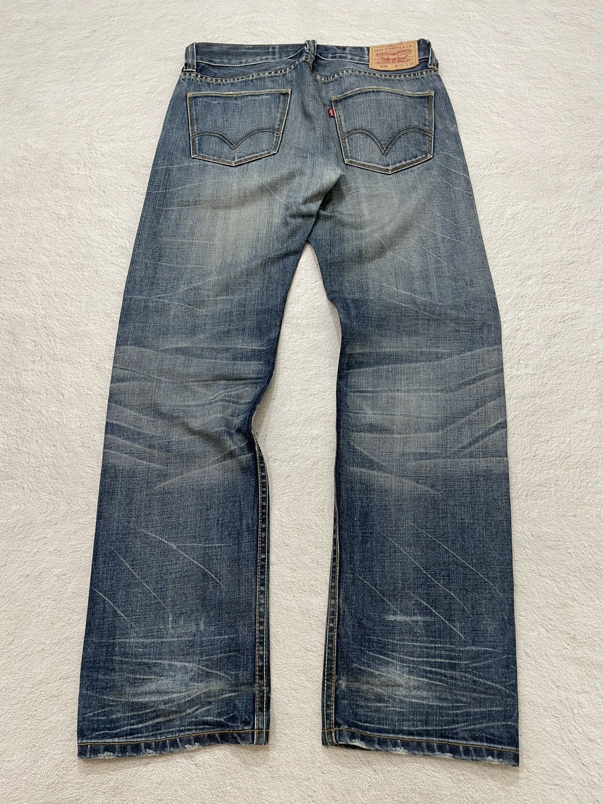 Levi's Vintage Clothing 00s Levis Denim Vintage Rare Faded Mudwash Y2K Size US 32 / EU 48 - 5 Thumbnail