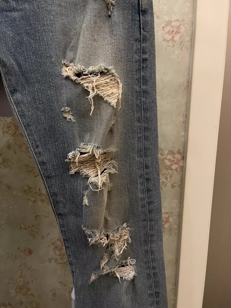 Saint Laurent Paris Saint Laurent Paris 14 FW Big Bang Blue Jeans Nextarrow-250 Size US 30 / EU 46 - 4 Thumbnail