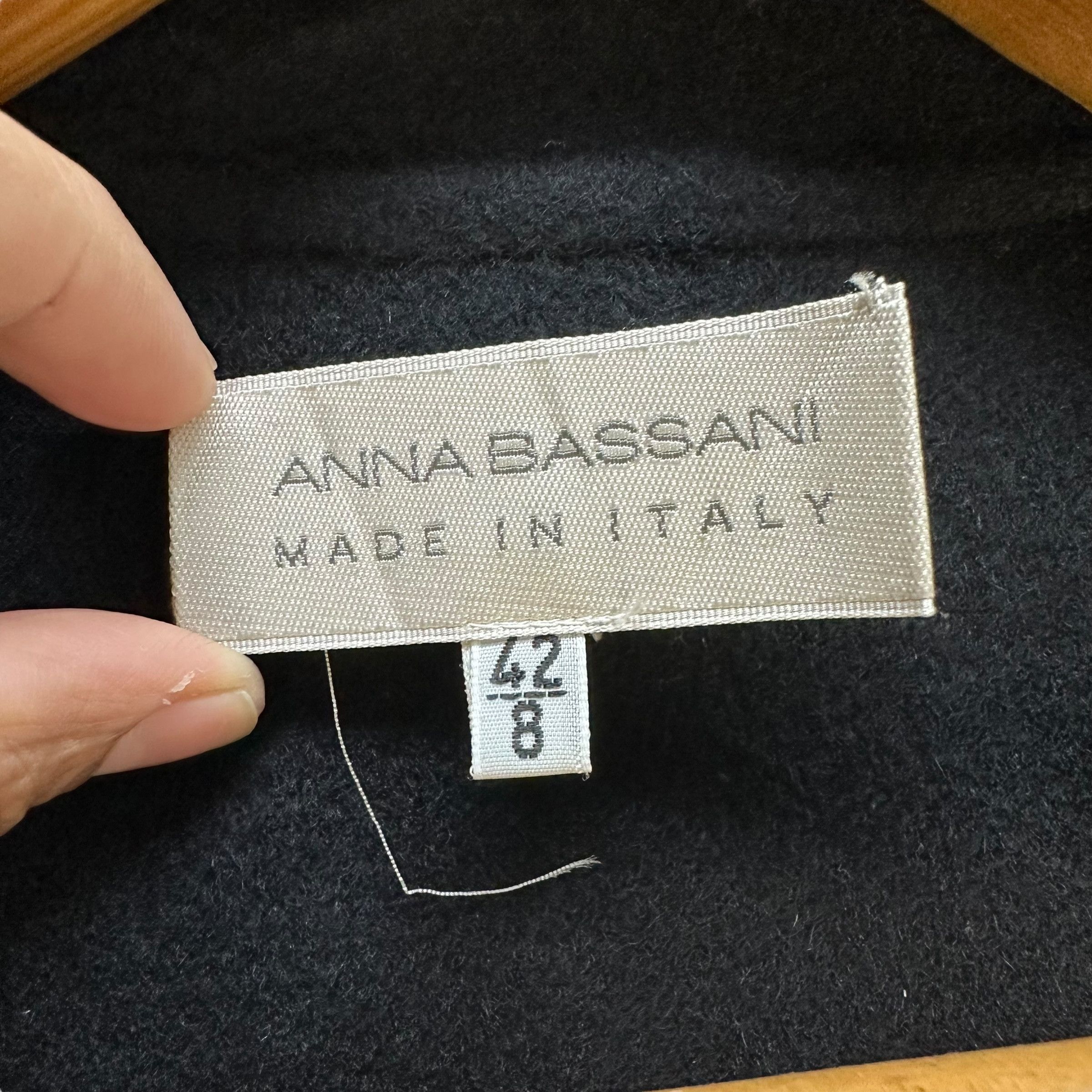 Other ANNA BASSANI Cashmere Long Coat Made in Italy #A81-1950 Size M / US 6-8 / IT 42-44 - 8 Thumbnail
