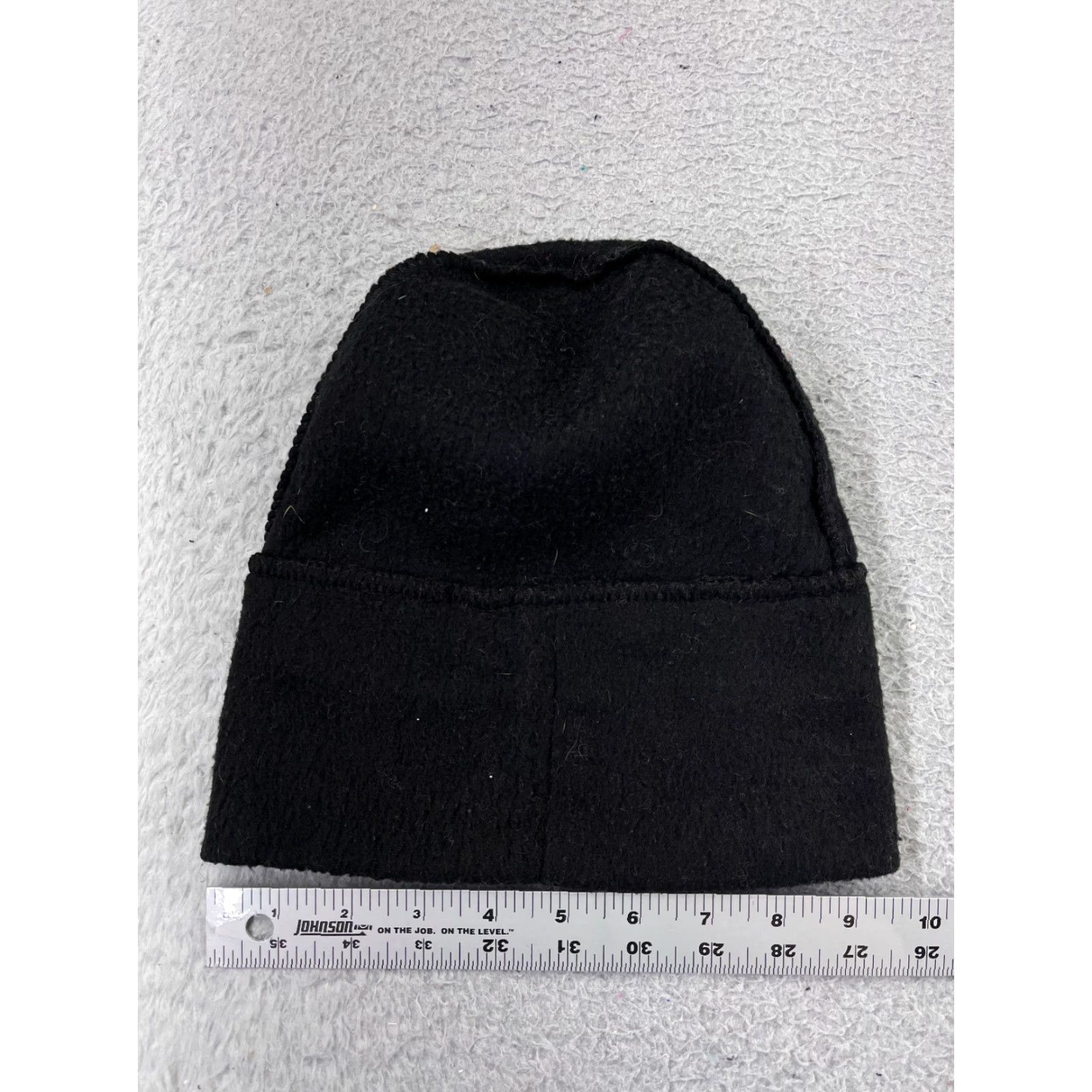 Vintage Love Beanie Toque Black Adult One Size Beanie Winter Knit Polyester Fleece Warm Ski Unbranded Unisex Mens Womens Size ONE SIZE - 5 Thumbnail