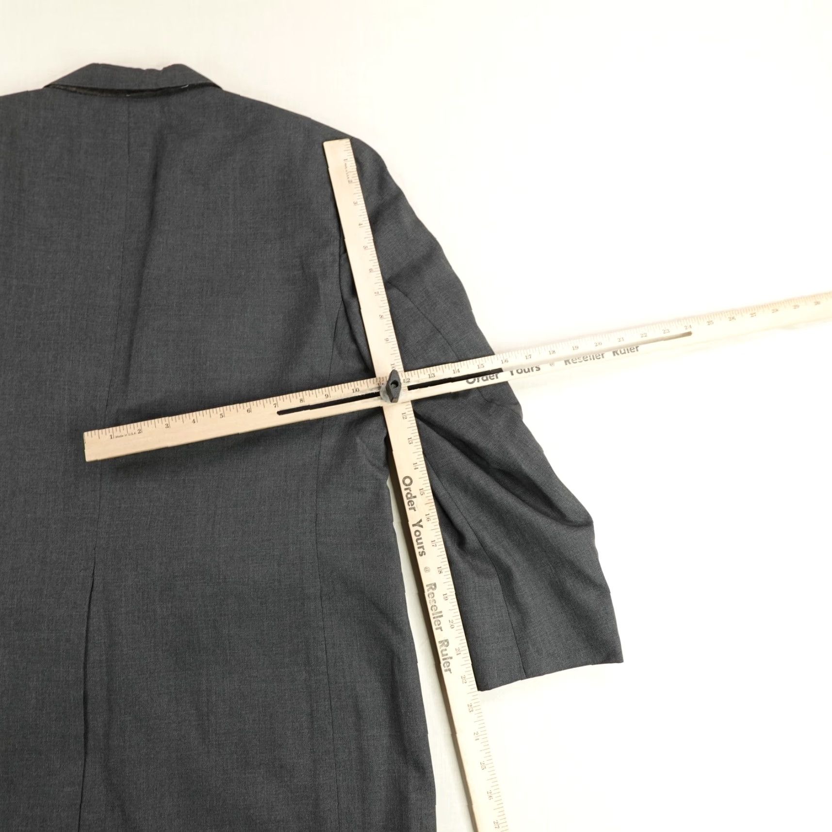 Brooks Brothers VINTAGE Brooks Brothers Blazer Mens 46 Gray Wool Blend Lined Suit Jacket Coat Size 46R - 7 Thumbnail