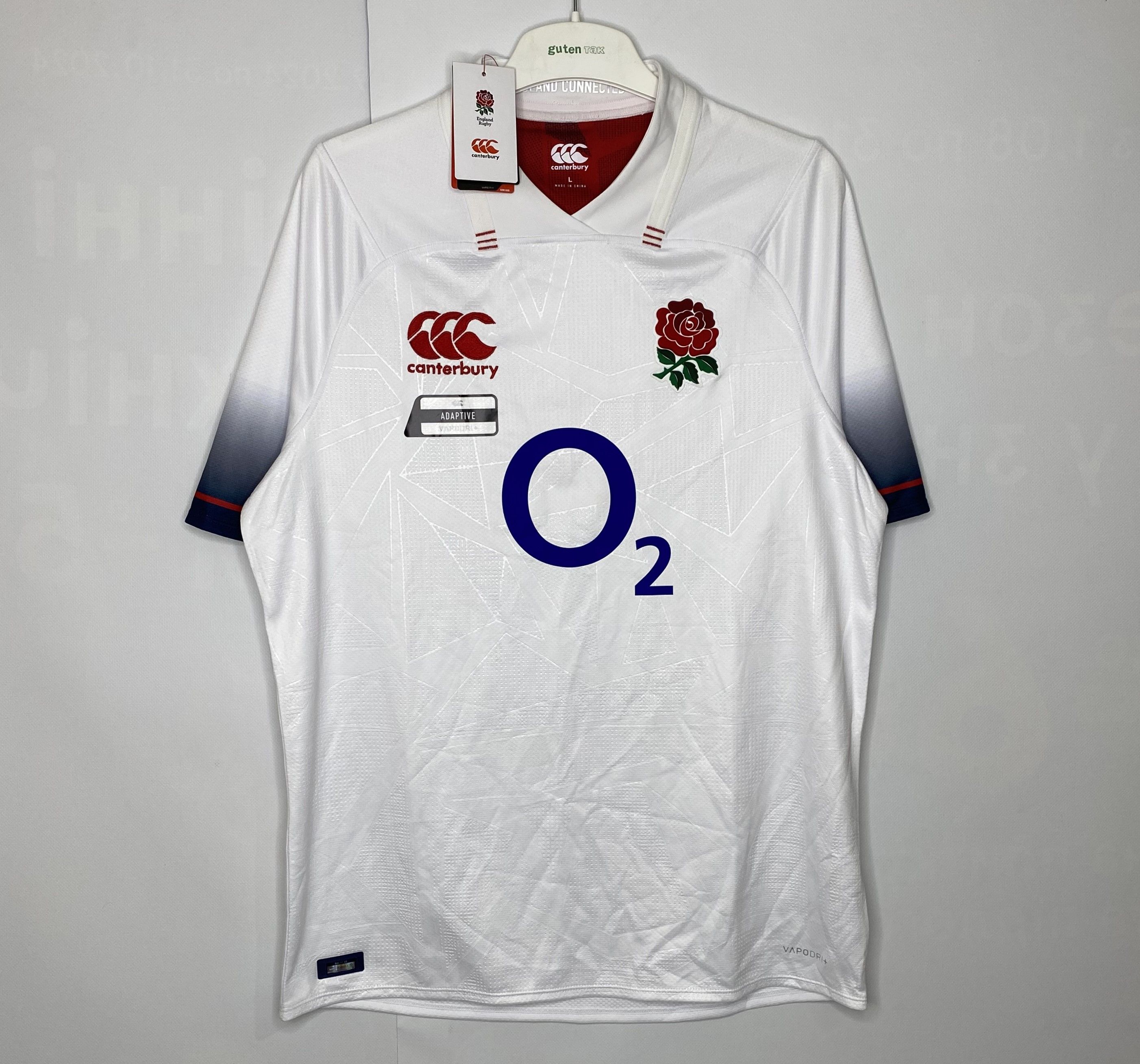 Canterbury of New Zealand ENGLAND TEAM 2017 2018 HOME RUGBY SHIRT JERSEY VAPODRI PRO Size US L / EU 52-54 / 3 - 1 Thumbnail
