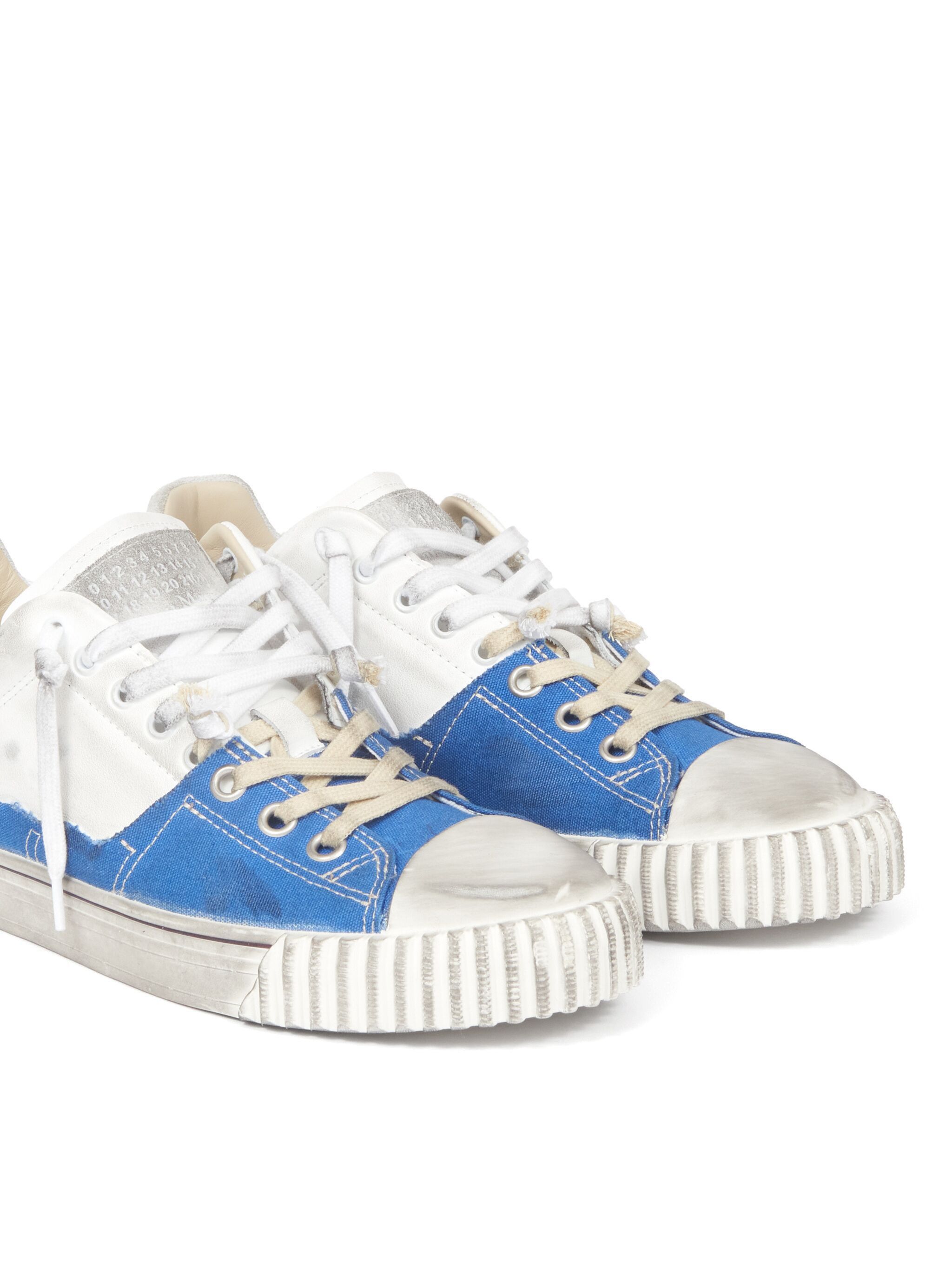 Maison Margiela o1w1db10125 New Evolution Layered Sneakers in Blue/White Size US 8 / EU 41 - 5 Thumbnail