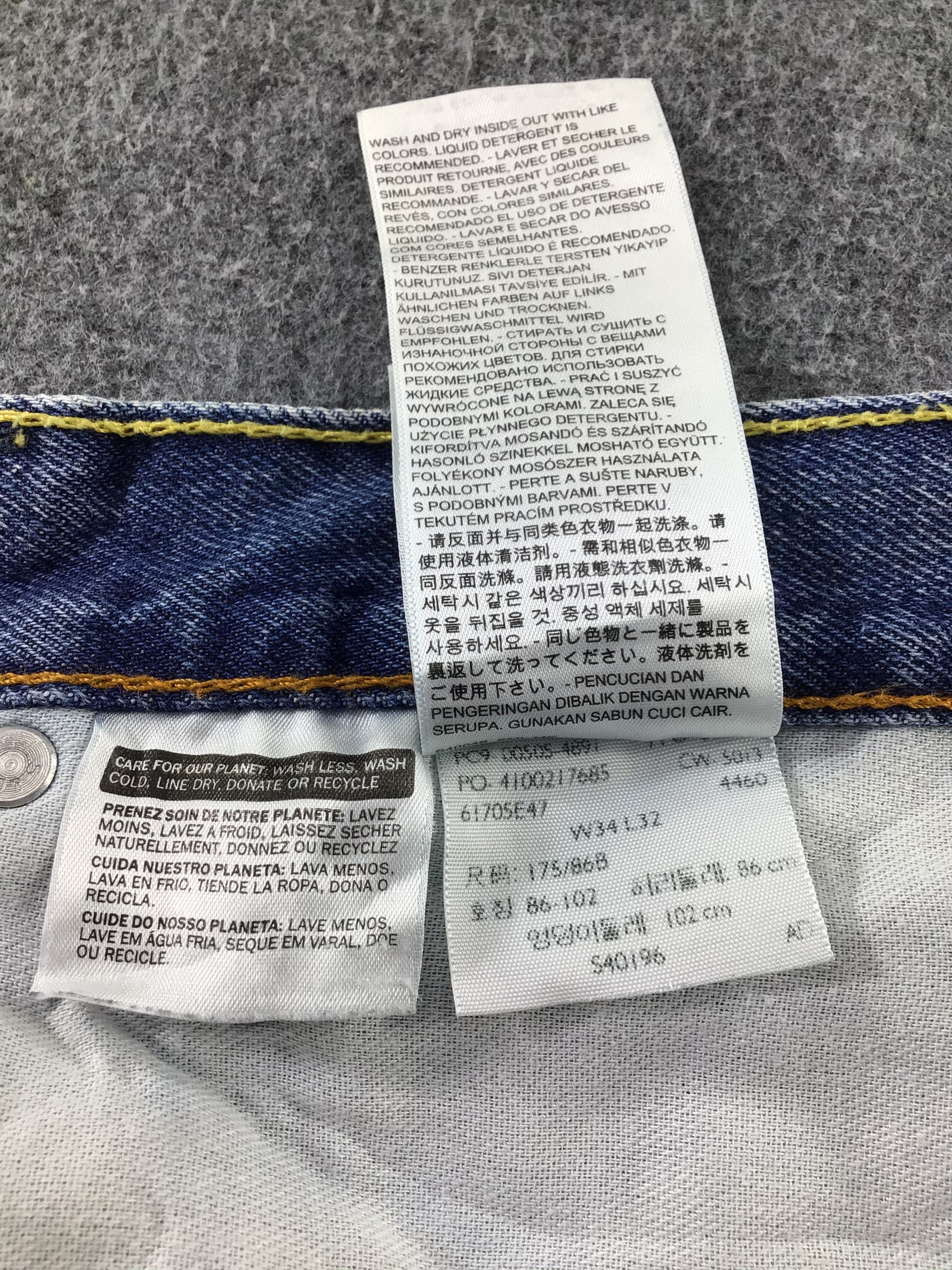 Levi's Vintage Levis 505 Jeans-JM733 Size US 34 / EU 50 - 12 Thumbnail