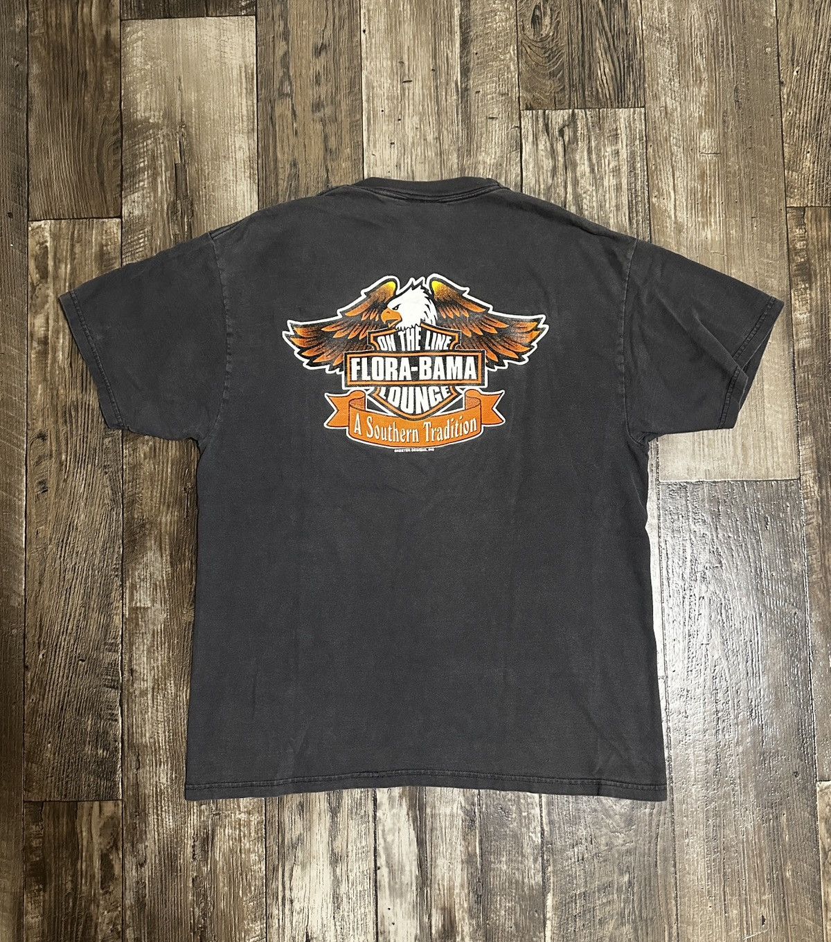 Harley Davidson × Vintage Vintage 90s Floribama Faded Shirt Size US L / EU 52-54 / 3 - 1 Thumbnail