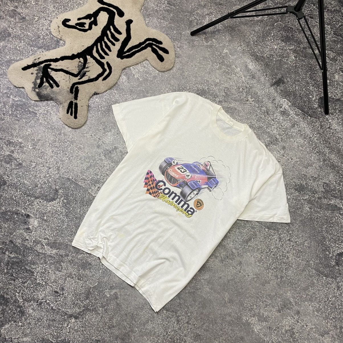 NASCAR Vintage Comma Motorsports Nascar 90’s single stitch tee Size US XL / EU 56 / 4 - 1 Thumbnail