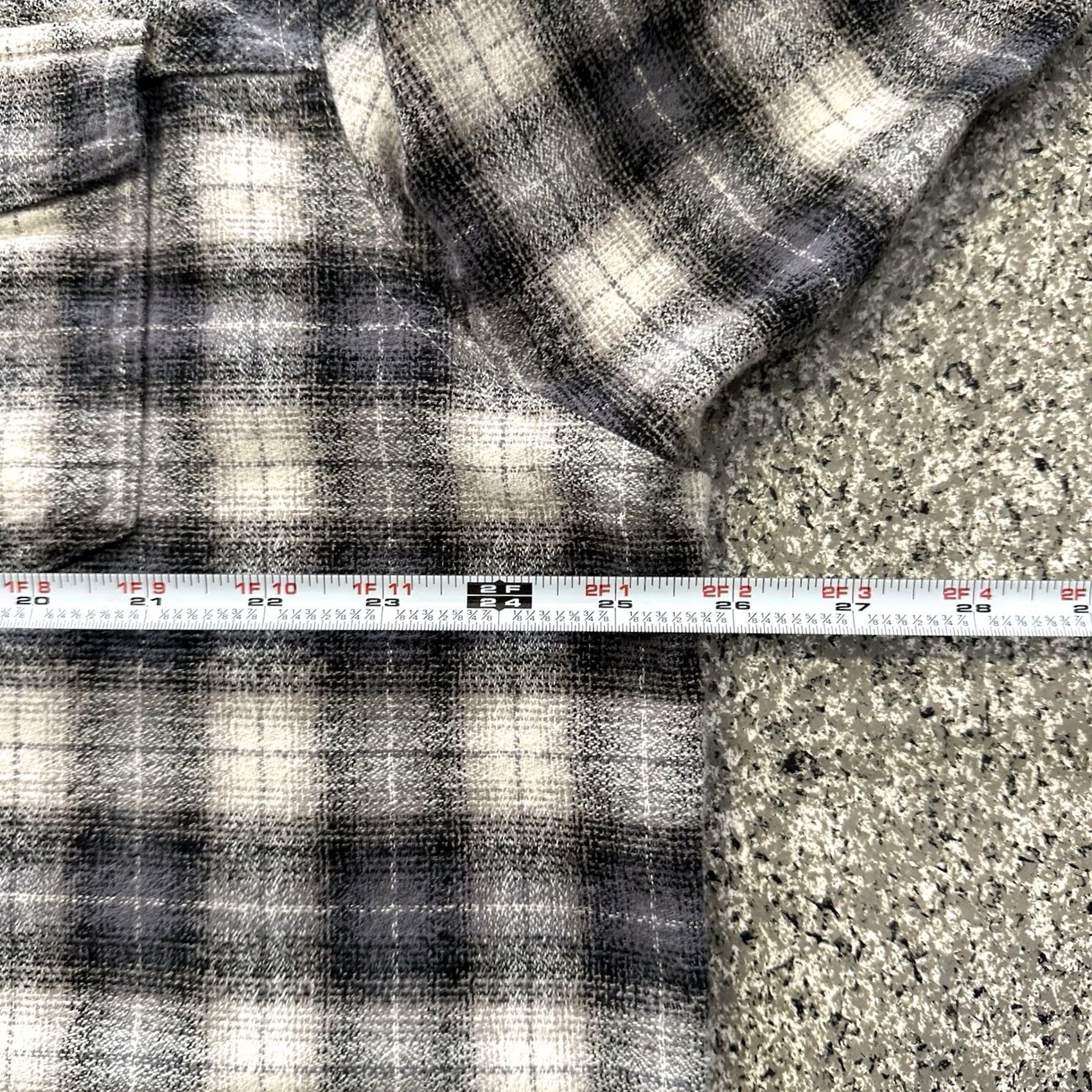 Vintage RedHead Plaid Flannel Shirt Mens 2XL Long Sleeve Button-Up Gray Stretch Cotton Spandex Size US XXL / EU 58 / 5 - 4 Thumbnail
