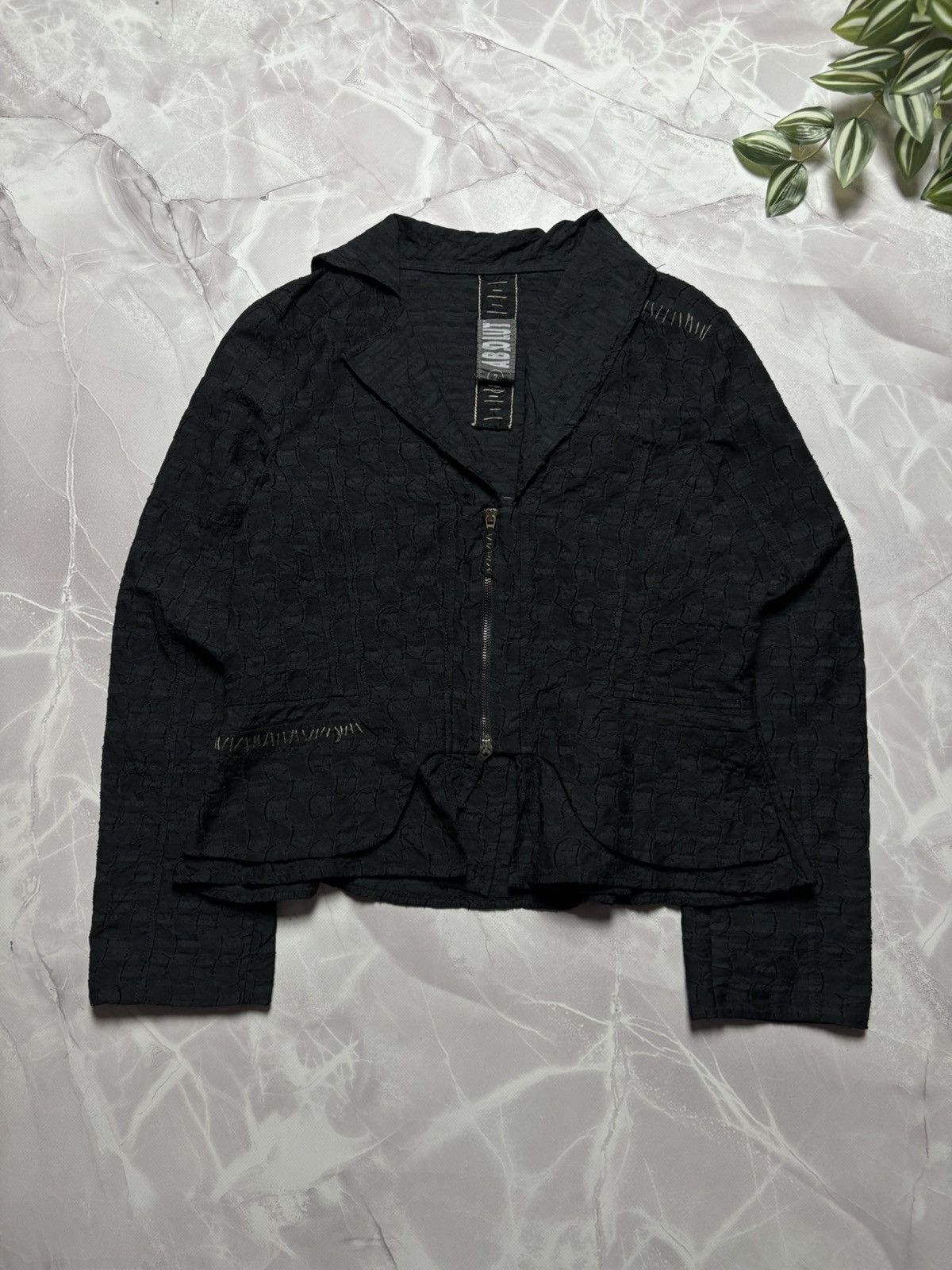 Other ABSOLUT by Zebra Jacket Avant Garde Textured Black Size 2 Size M / US 6-8 / IT 42-44 - 1 Thumbnail