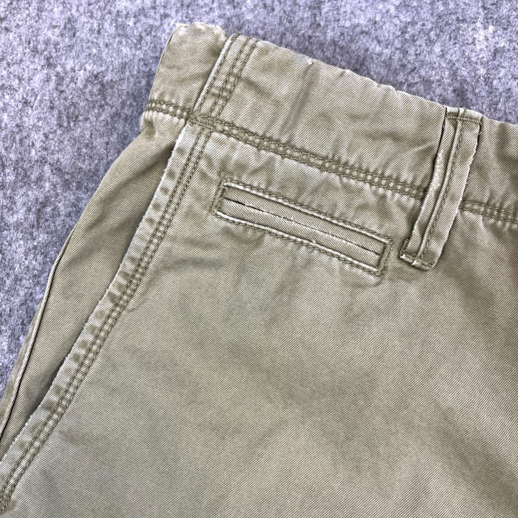 Gap GAP Chino Trousers Pants Slim Tapered Fit 30 Green Applique Patch USA Mens Size US 30 / EU 46 - 7 Thumbnail