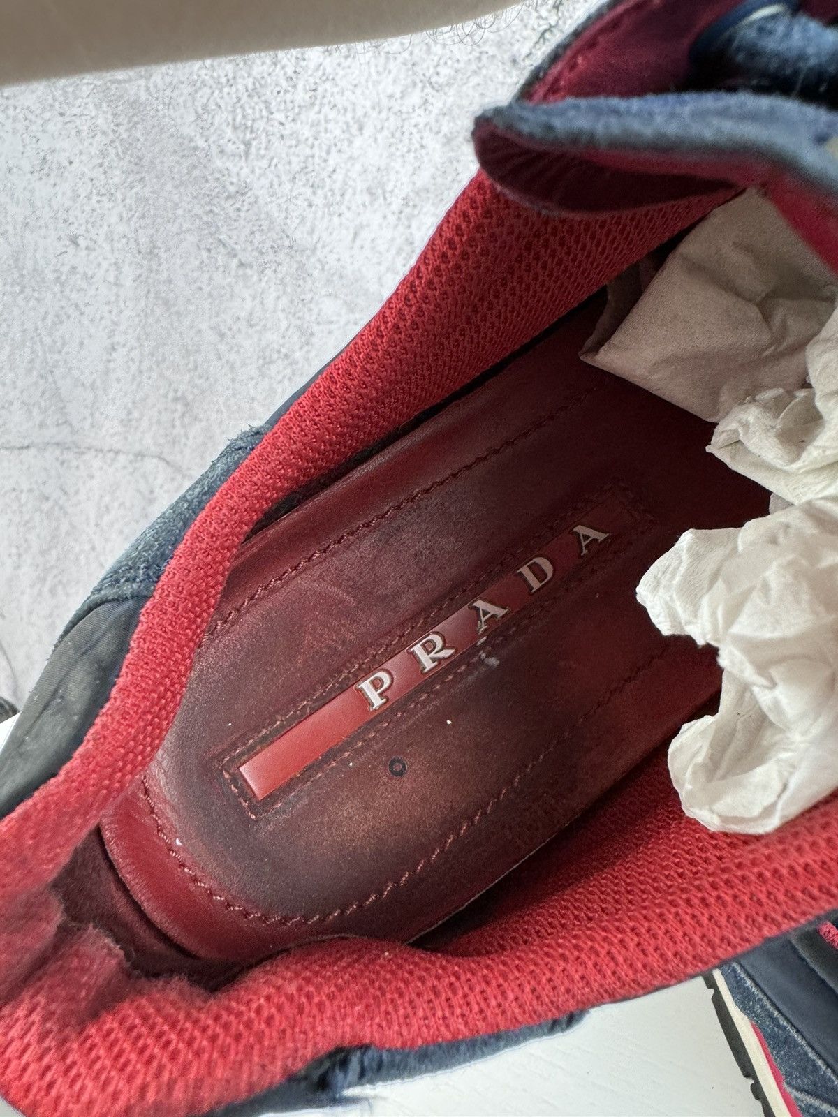 Prada Prada Suede Leather sneakers shoes Designer Luxury Rare Size US 6 / EU 39 - 9 Thumbnail