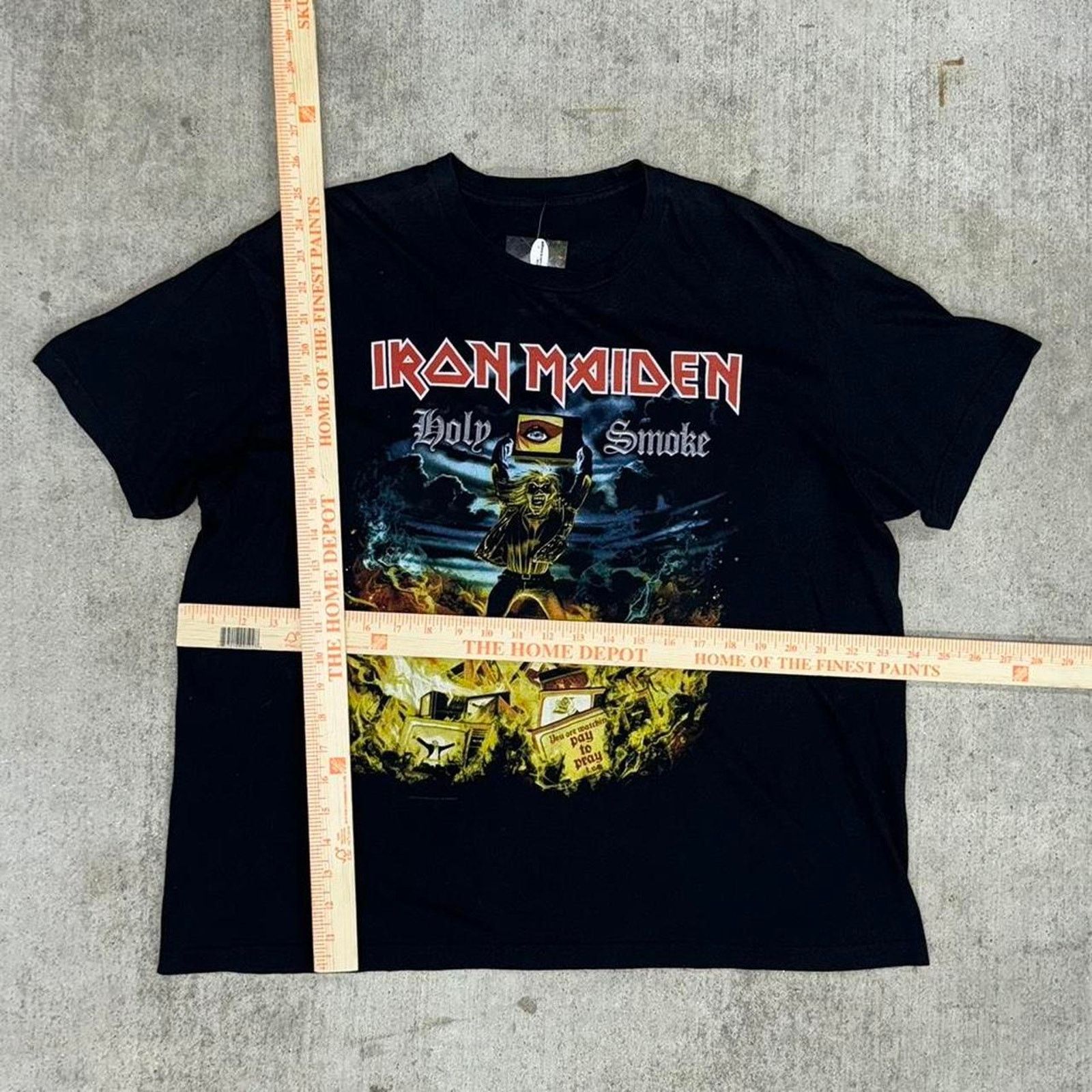 Vintage Vintage y2k iron maiden t-shirt Size US L / EU 52-54 / 3 - 2 Thumbnail