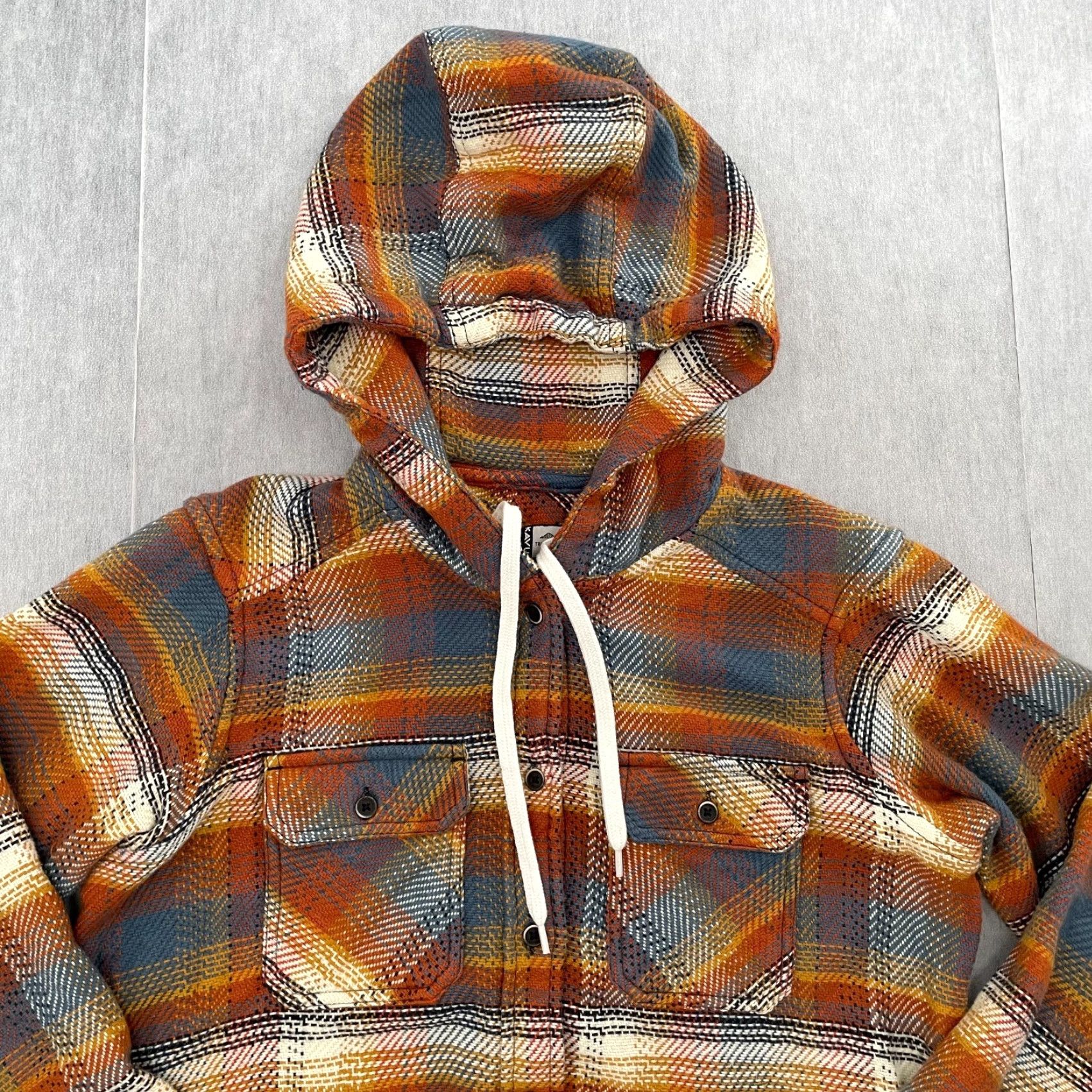 KAVU VINTAGE KAVU Jess Shirt Womens XS Autumn Light Button Up Hooded Ladies XS (A) Size XS / US 0-2 / IT 36-38 - 3 Thumbnail
