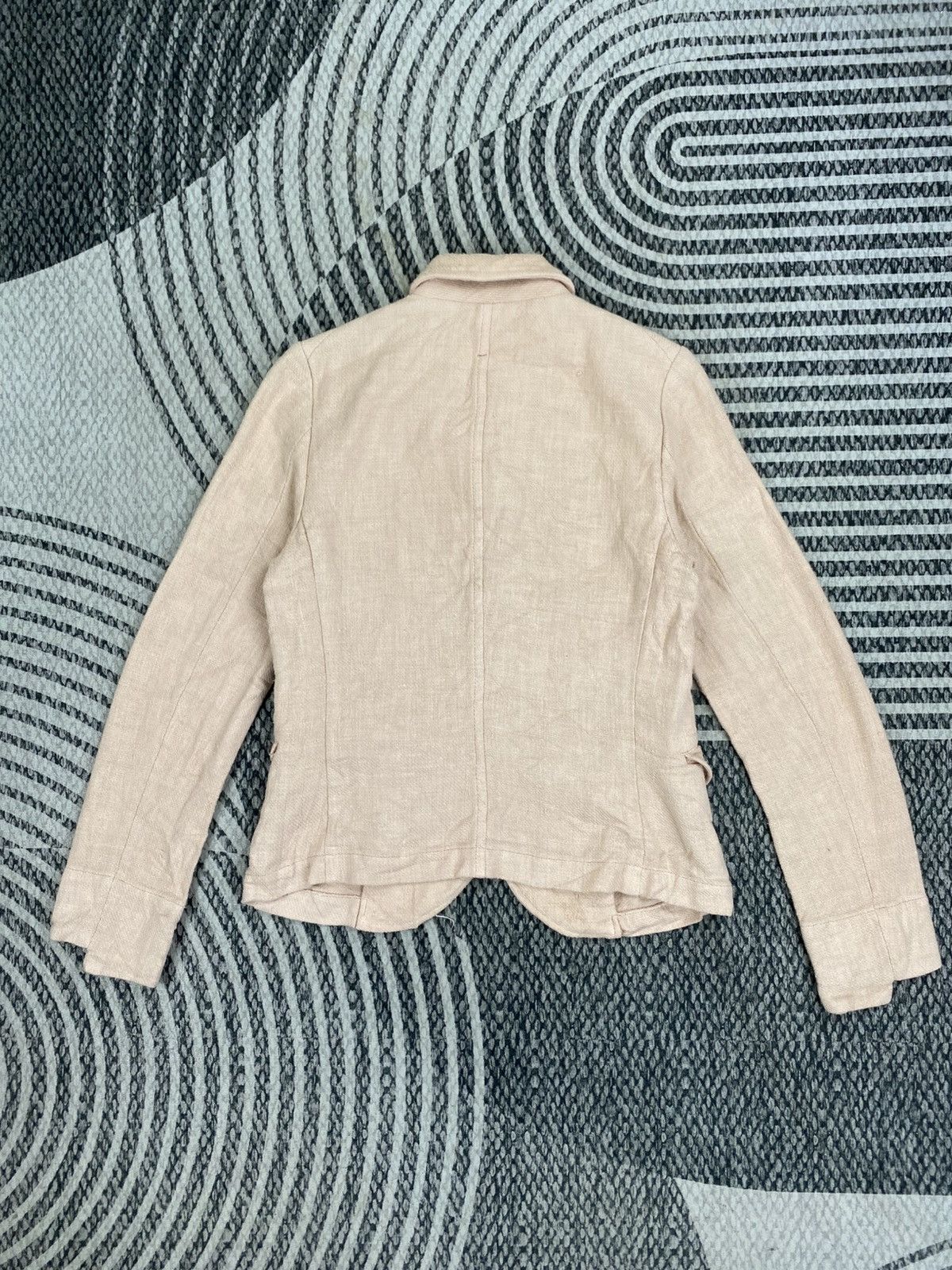 Frapbois Vtg Frapbois X Issey Miyake Light Pink Blazer Style Jacket Size S / US 4 / IT 40 - 2 Thumbnail