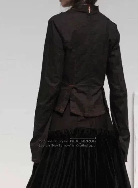 Other Black Ruched Womenswear Top from PengTai. Size M / US 6-8 / IT 42-44 - 9 Thumbnail
