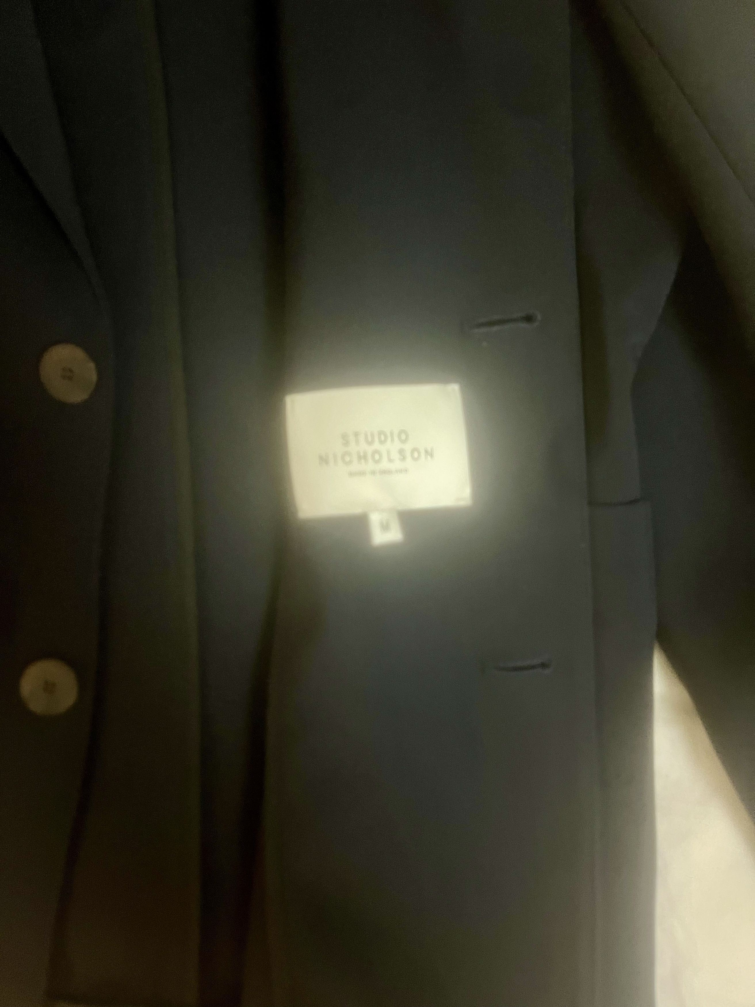 Studio Nicholson Men’s Double Navy jacket Medium Size 46R - 5 Thumbnail