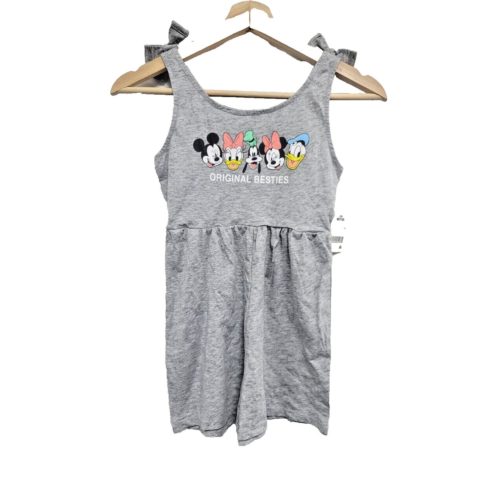 Disney Disney Mickey Friends Sleeveless Graphi Gray М 7-8 A000040 Size 22" - 1 Thumbnail