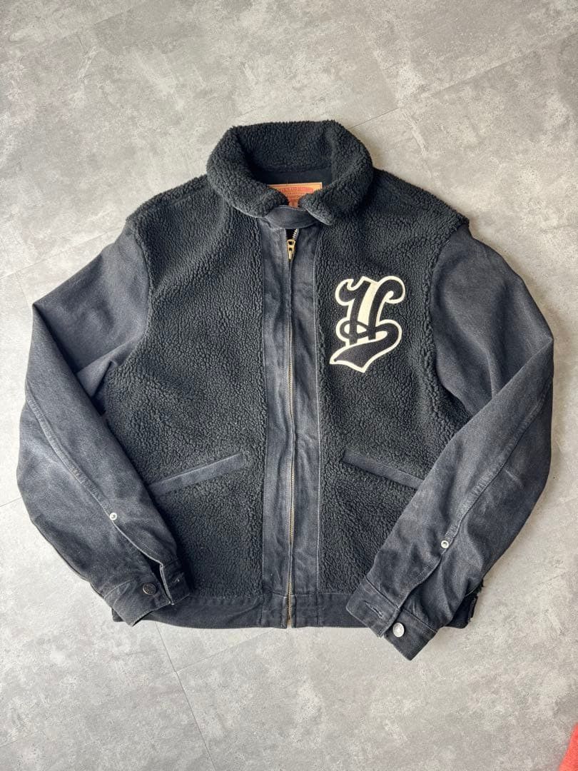 HYSTERIC GLAMOUR THE HYSTERICS Boa Denim Jacket Black Size M