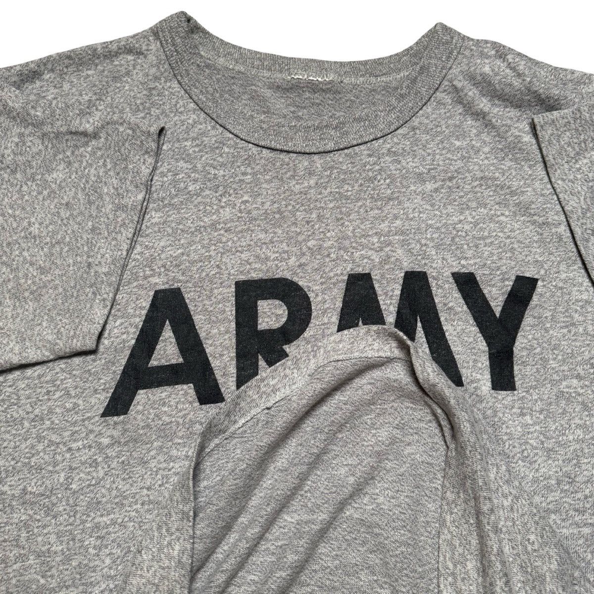 Champion Vintage Champion Army Shirt Mens L Gray 80s USA Military Size US L / EU 52-54 / 3 - 3 Thumbnail