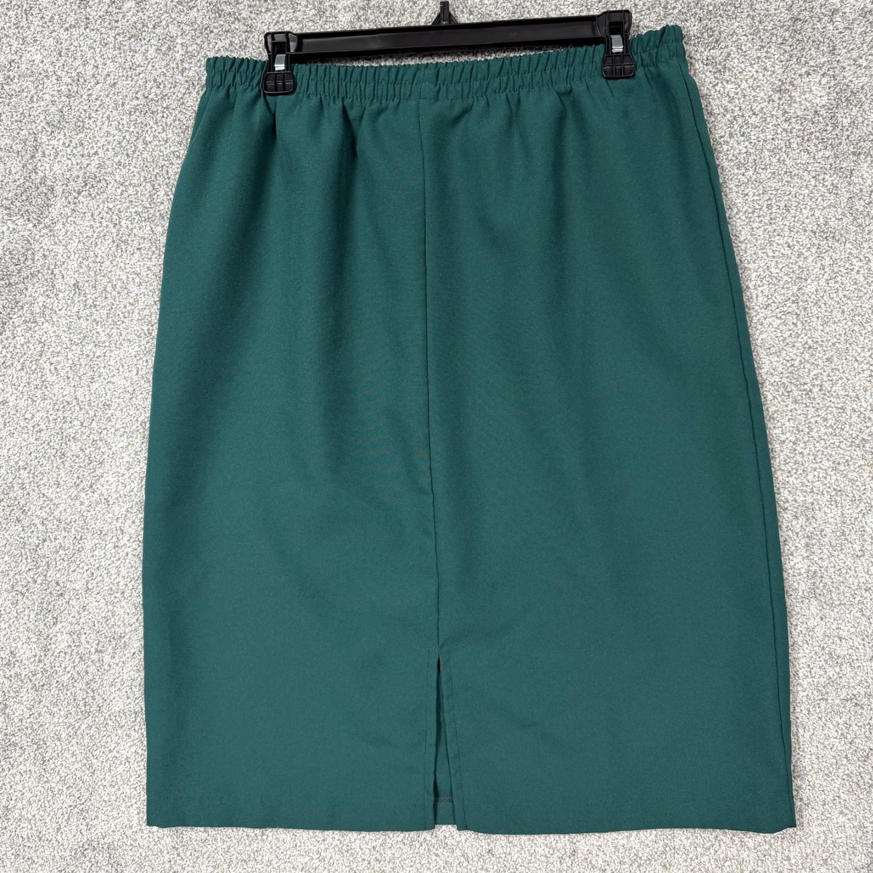 Blair VINTAGE Blair Boutique Skirt 14 Green Elastic Waist Midi Pencil Womens 90s USA Made) Size 36" / US 14 / IT 50 - 6 Thumbnail