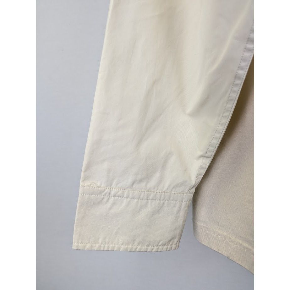 Balenciaga o1rshd1 Layered T-Shirt Back Hem Vintage Jersey Cream/Black Size US M / EU 48-50 / 2 - 6 Thumbnail